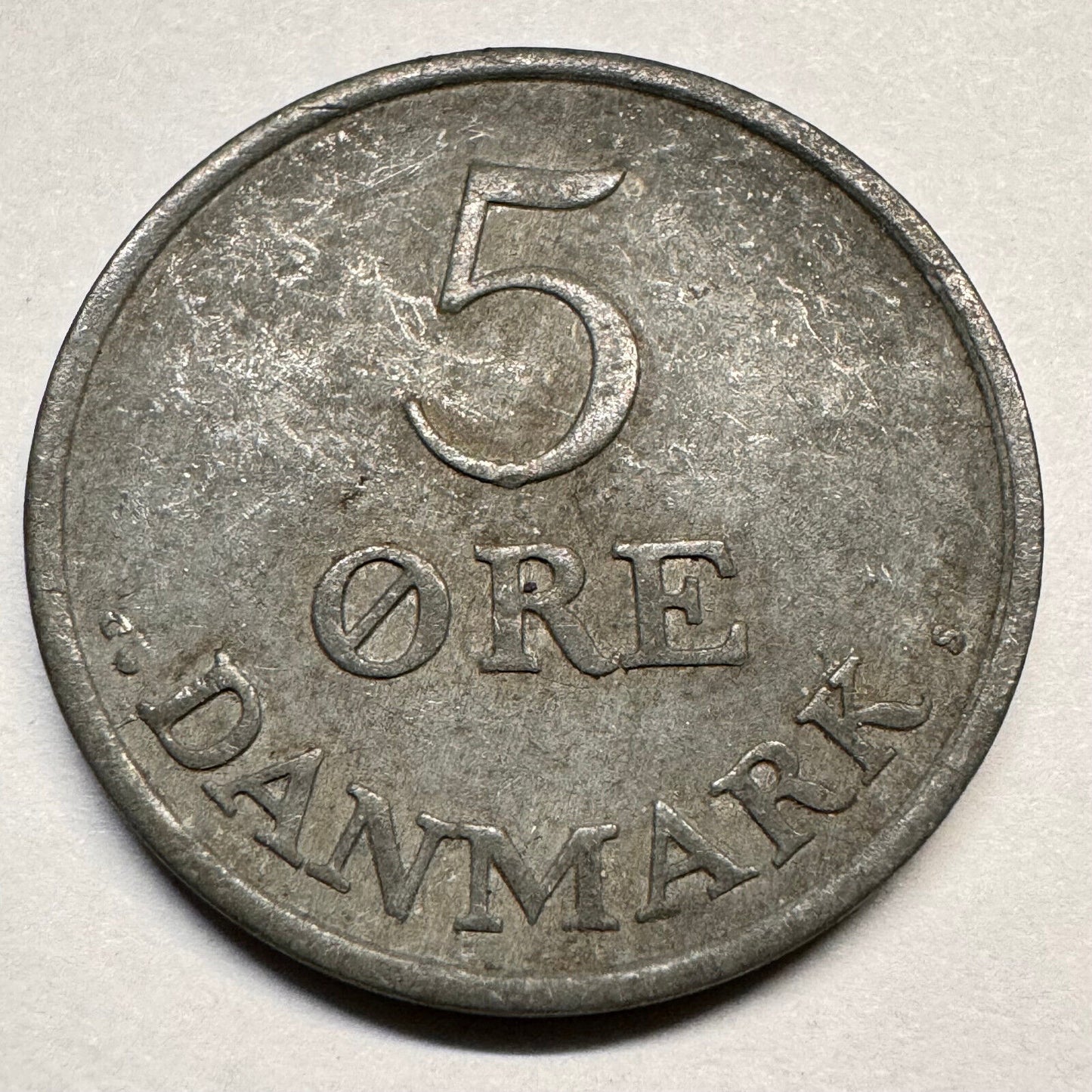 1959 Denmark 5 Ore - Beautiful Coin - #A-033