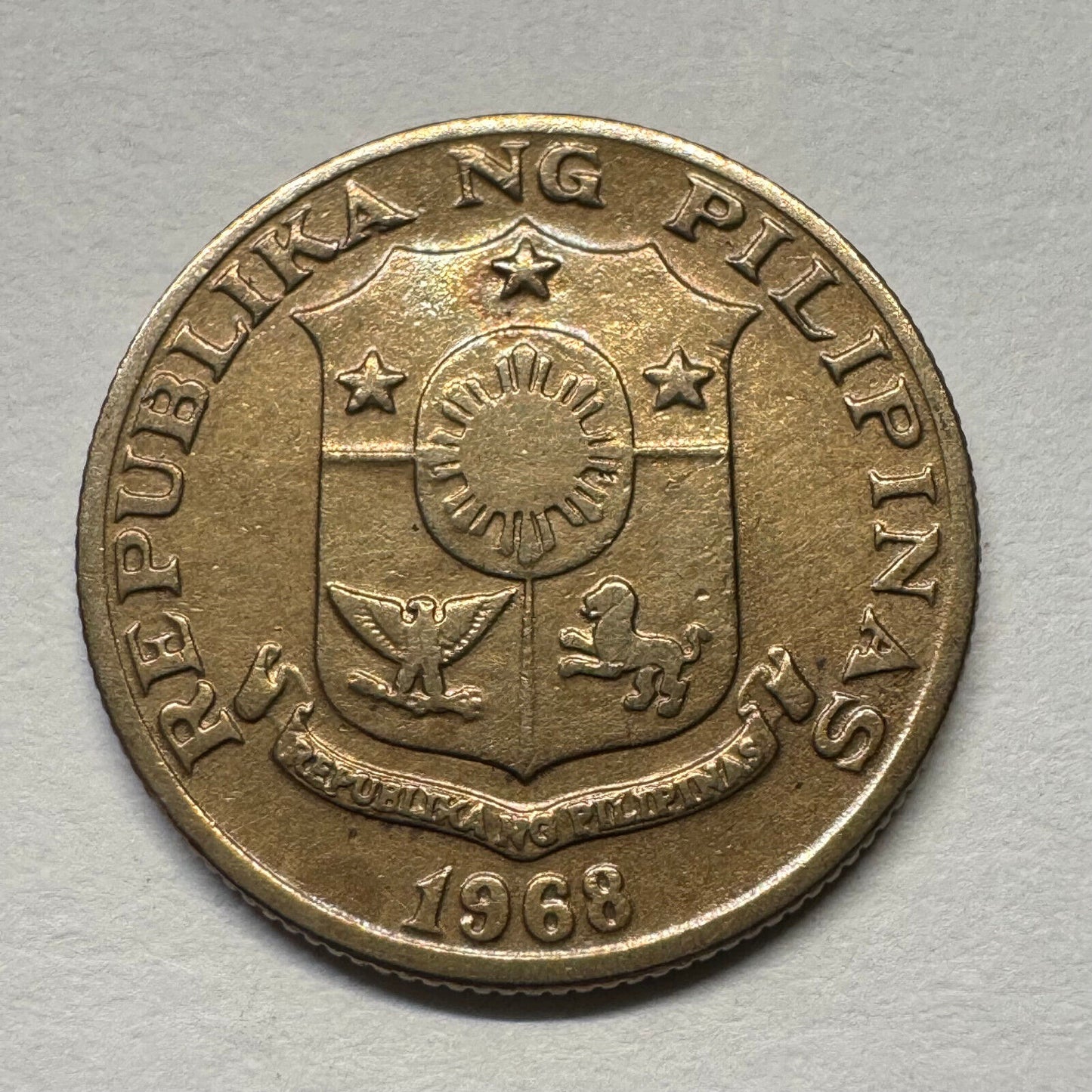 1968 Philippines 10 Sentimos - Beautiful Coin - #B-058