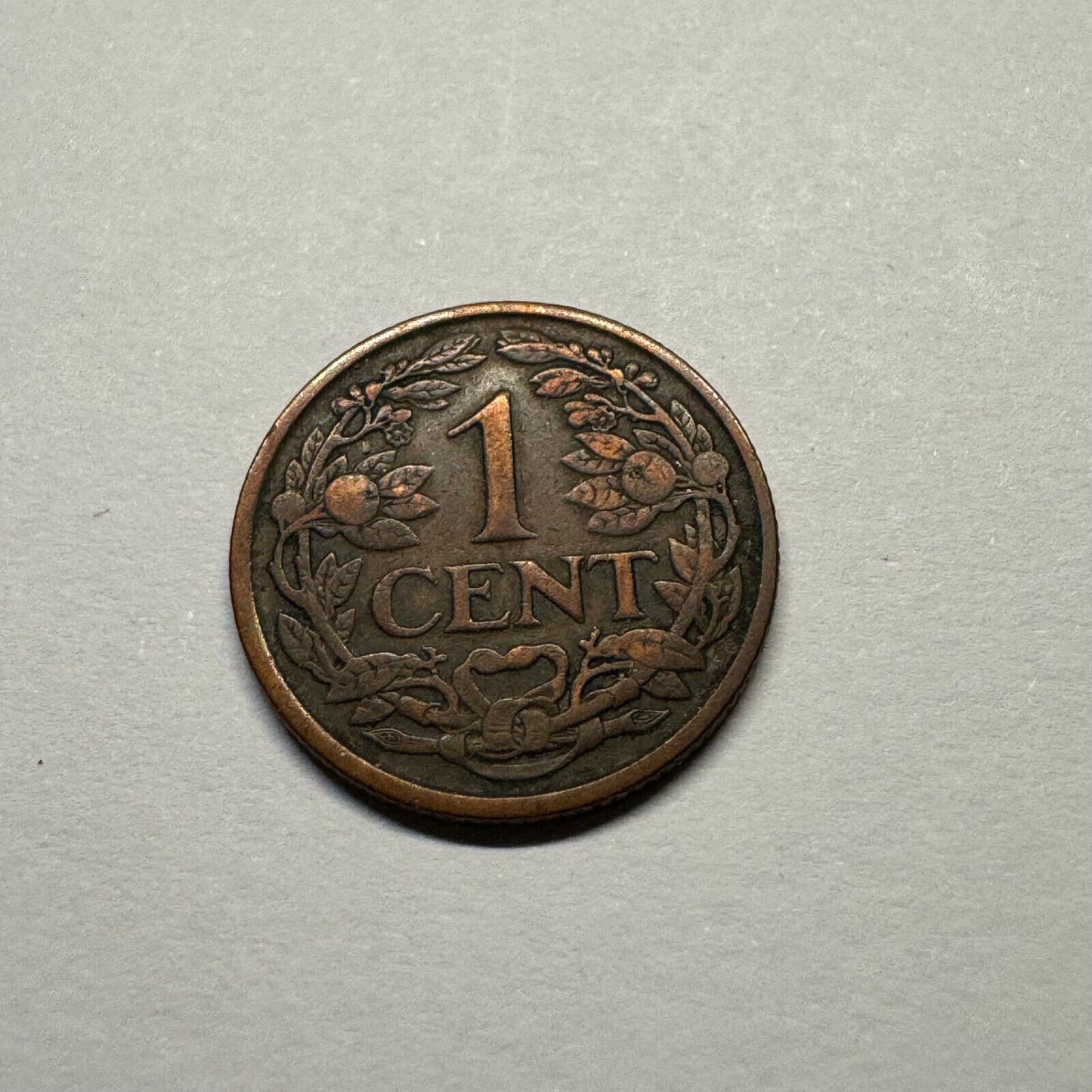 1928 Netherlands 1 Cent - Rare Condition - Beautiful Coin - #A-002