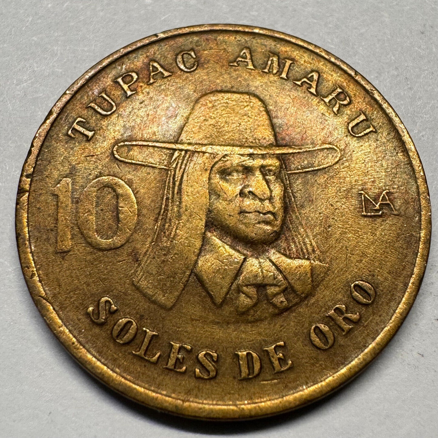 1980 Peru 10 Soles - Beautiful Coin - #A-049
