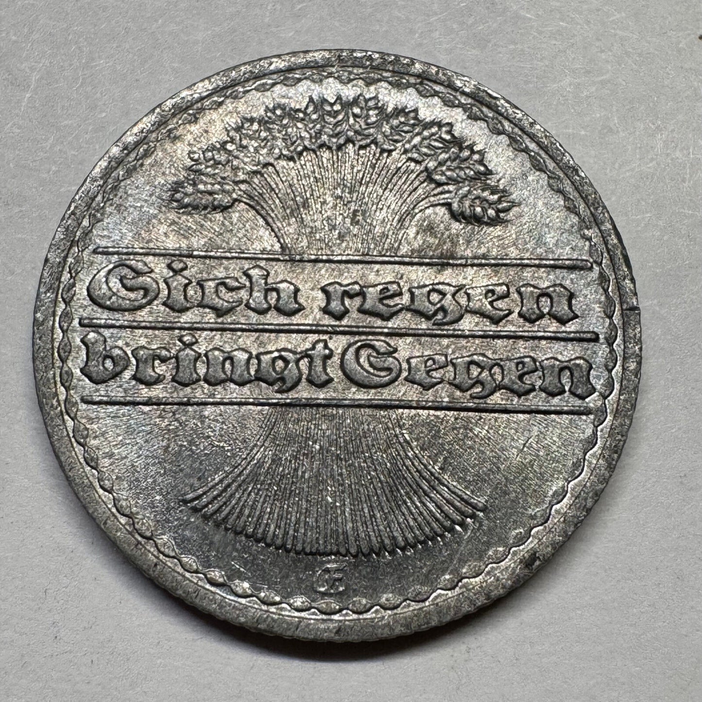 1921 Germany 50 Pfennig - Beautiful Coin - #A-100