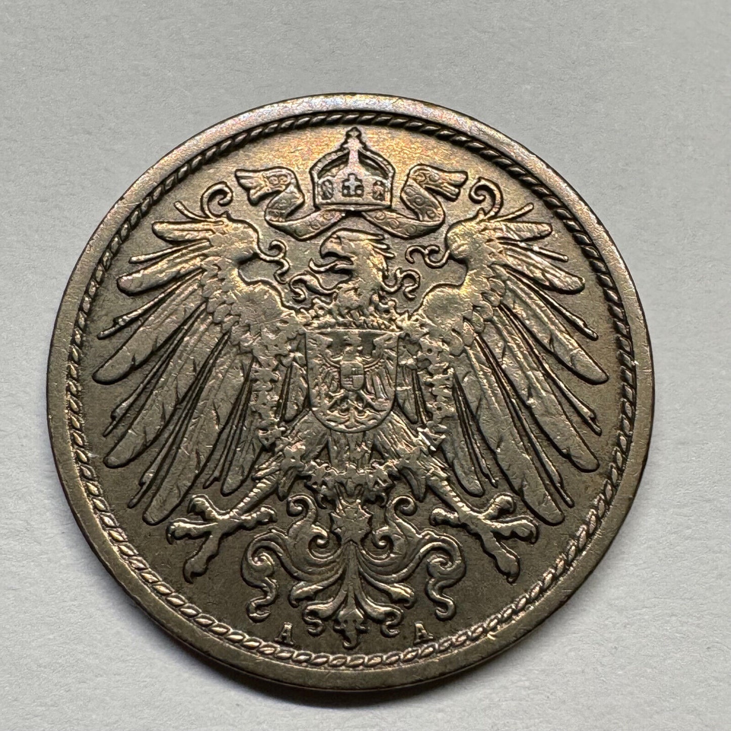1907 Germany 10 Pfennig - Beautiful Coin - #B-054