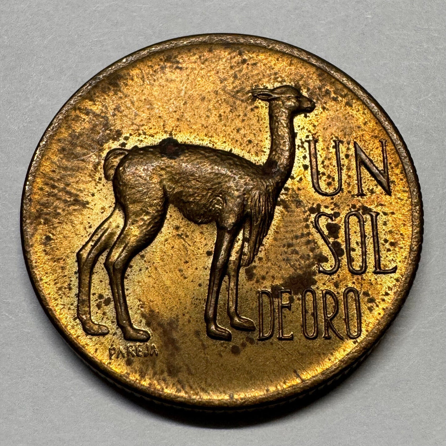 1970 Peru 1 Sol de Oro - Beautiful Coin - #A-037