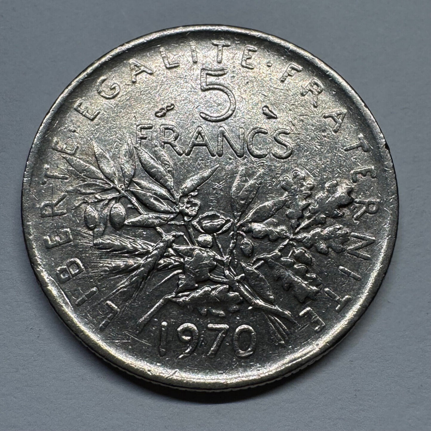 1970 France 5 Francs - Beautiful Coin - #B-043