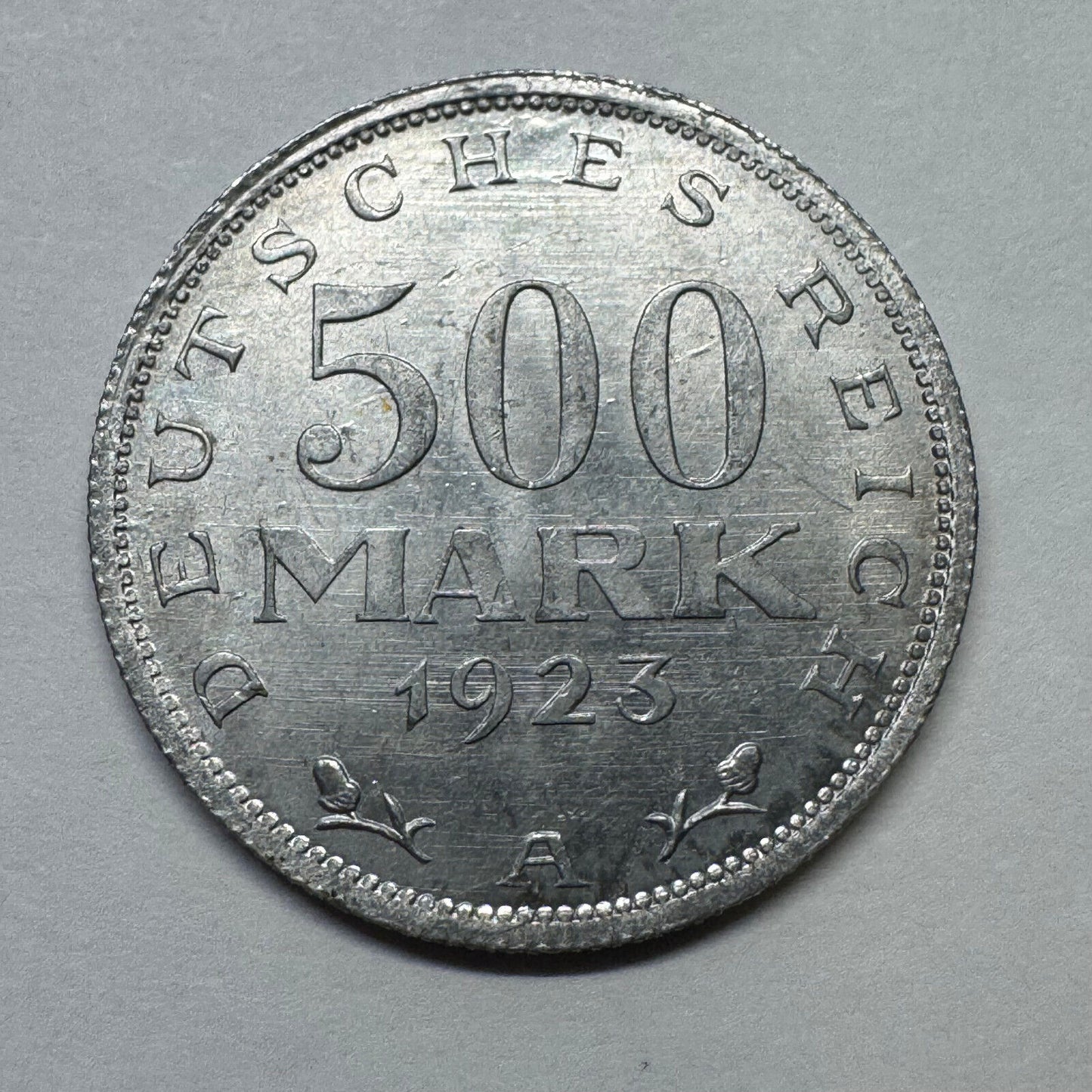 1923 Germany 500 Mark - Beautiful Coin - #B-006