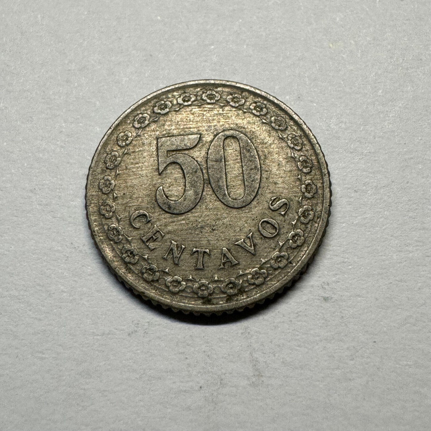 1925 Paraguay 50 Centavos - Beautiful Coin - #A-002