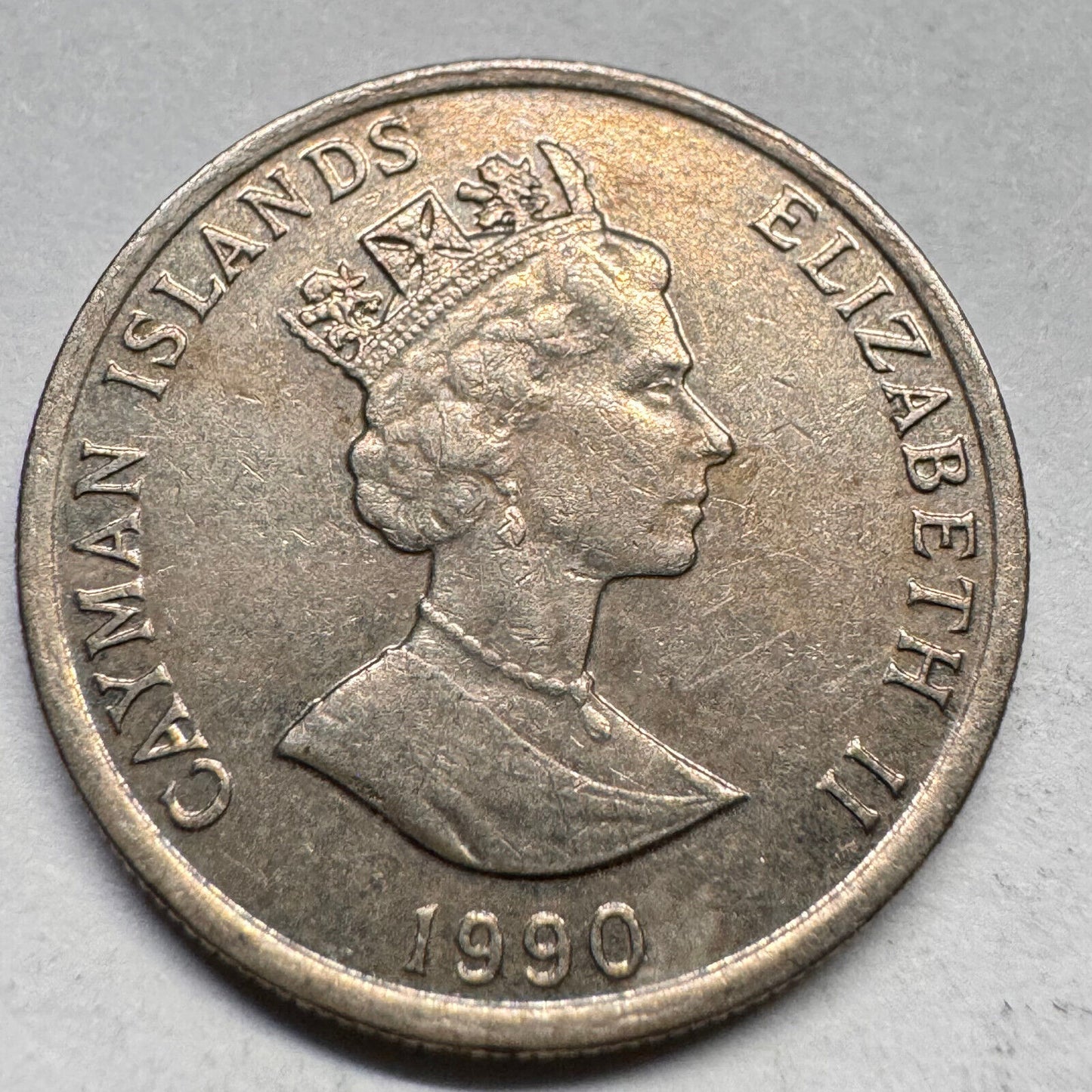 1980 Cayman Islands 10 Cents - Beautiful Coin - #A-032