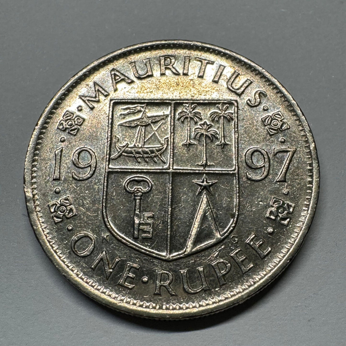 1997 Mauritius 1 Rupee - Beautiful Coin - #A-008