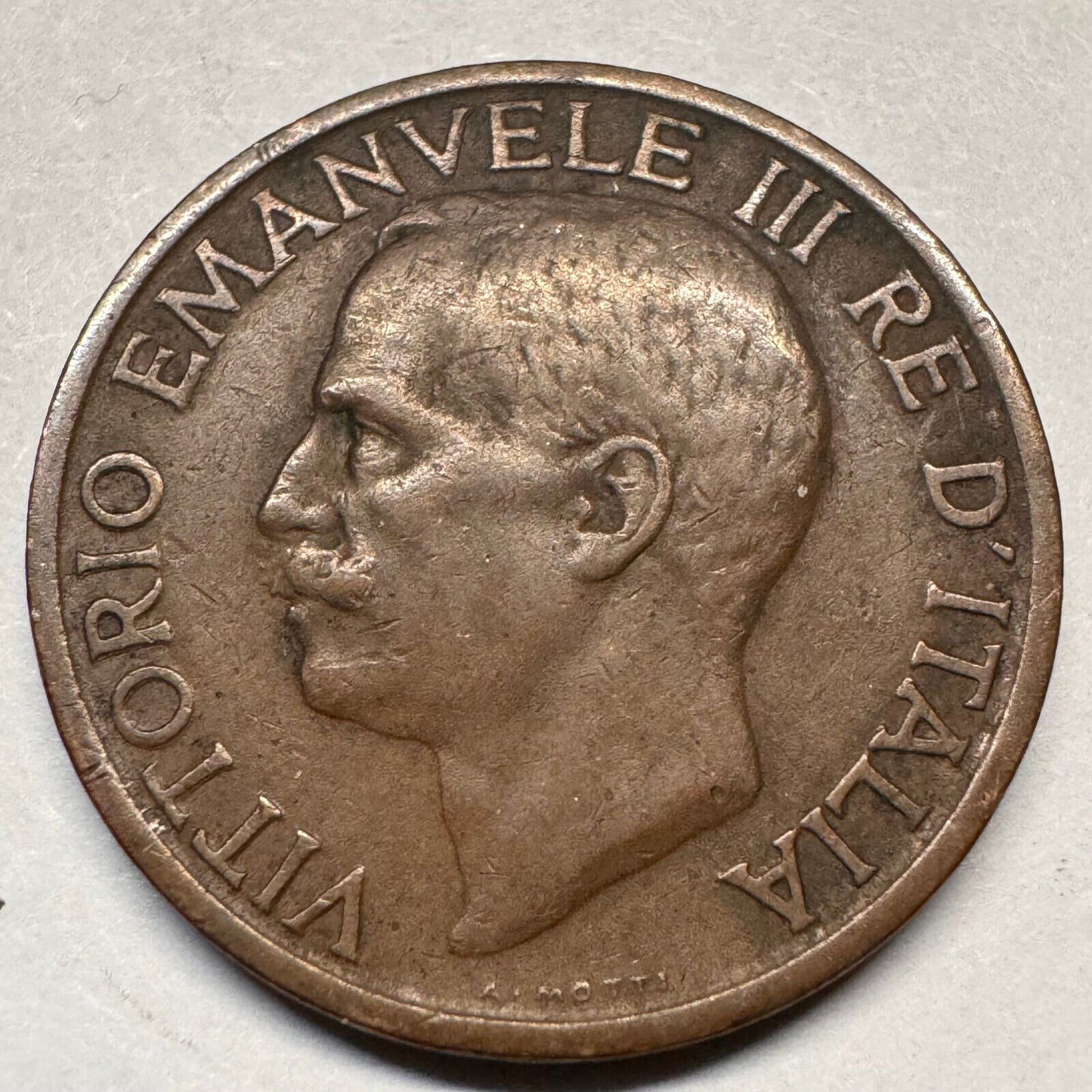 1921 Italy 10 Centesimi - Beautiful Coin - #A-046