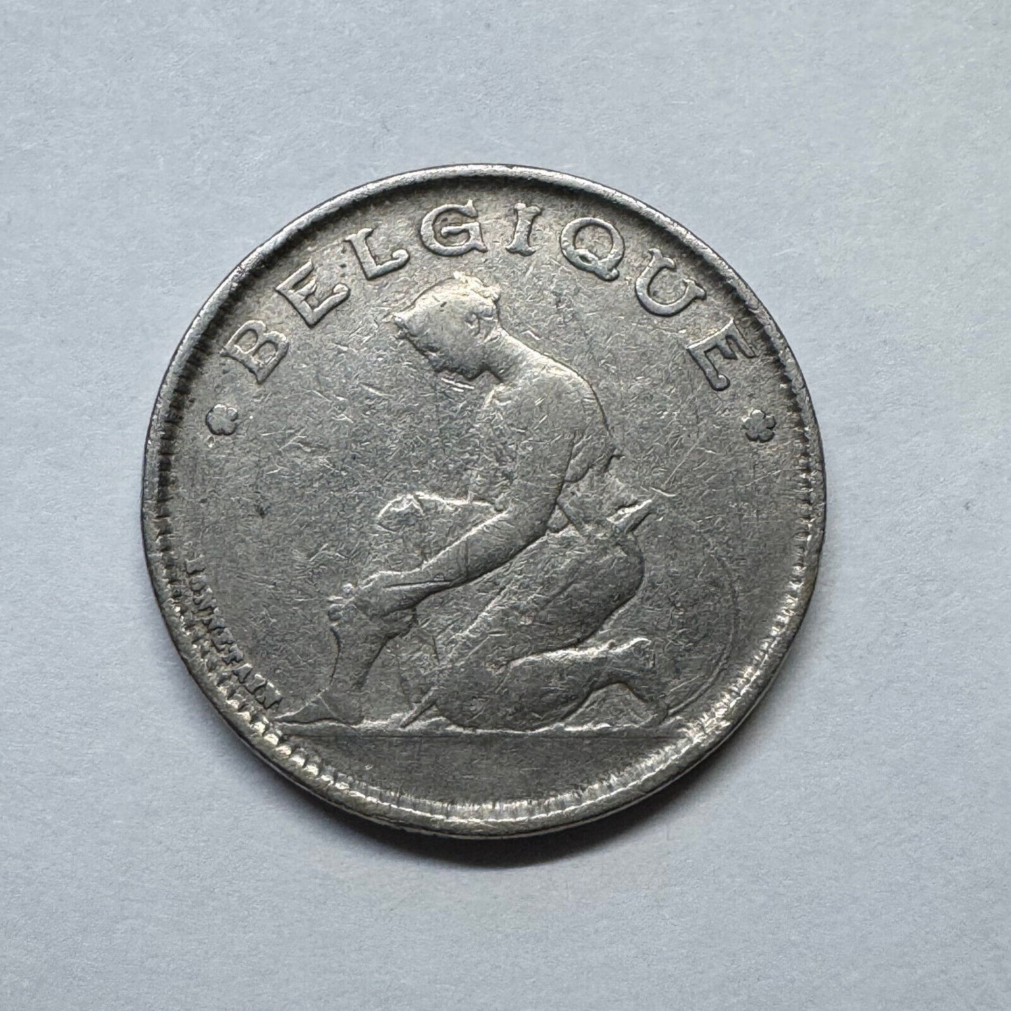 1923 Belgium 1 Franc - Beautiful Coin - #B-014