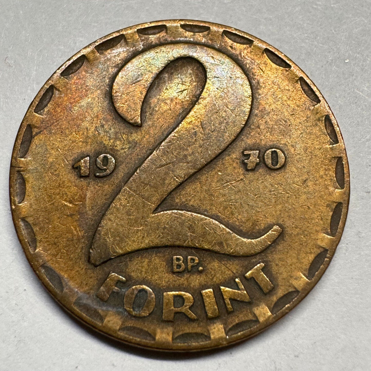 1970 Hungary 2 Forint - Beautiful Coin - #A-058