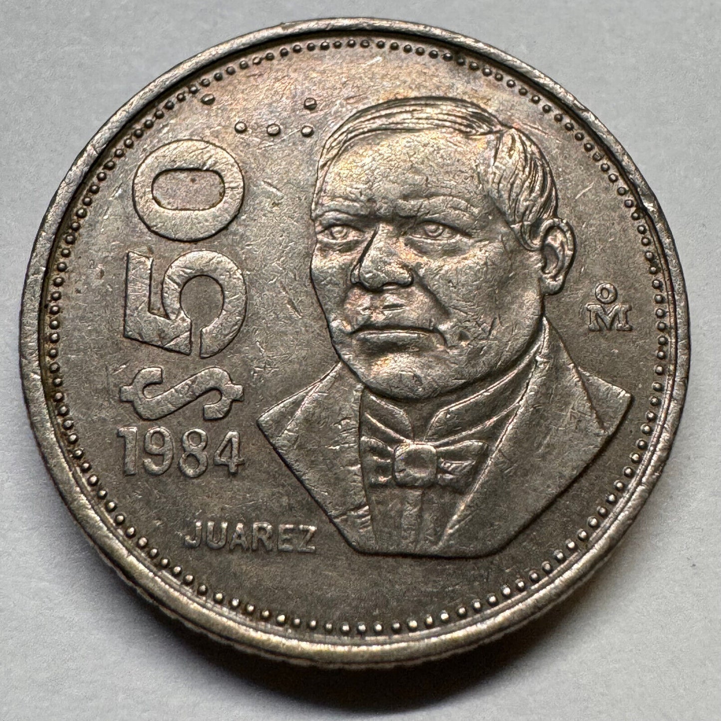 1984 Mexico 50 Pesos - Beautiful Coin - #A-055