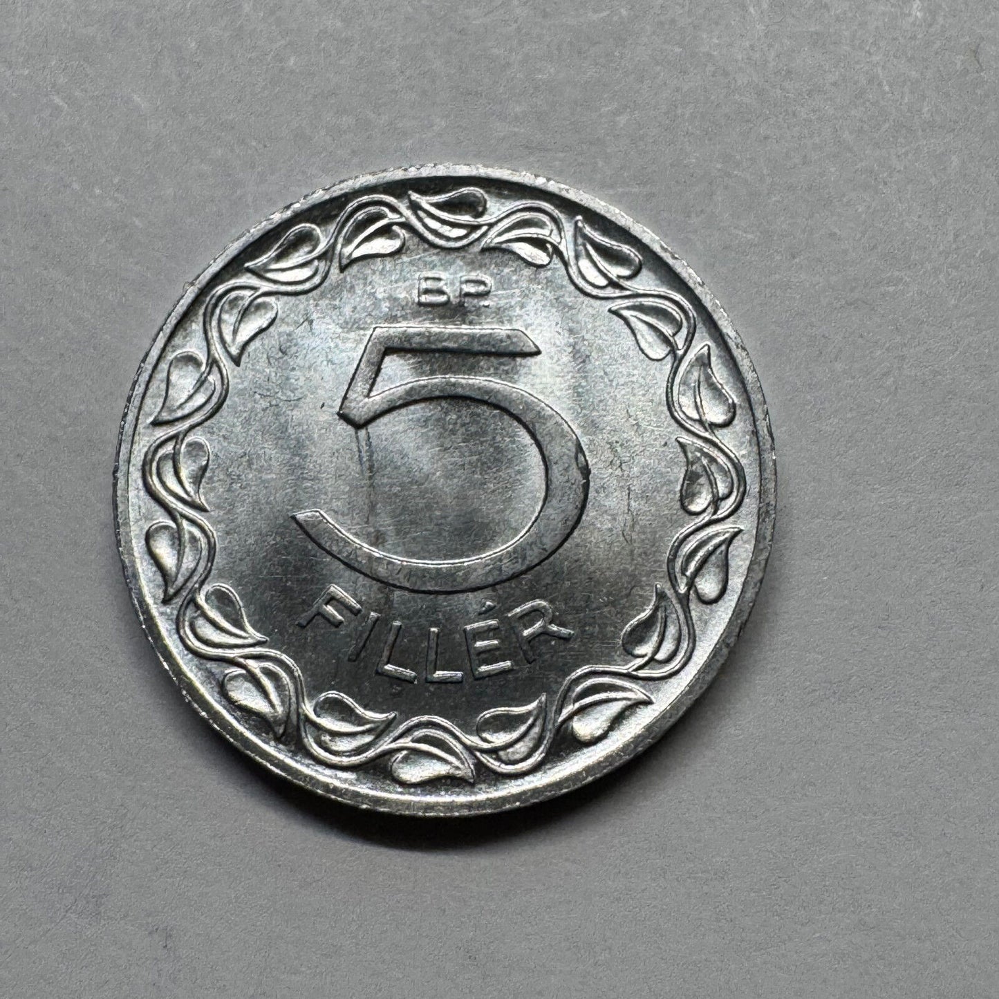 1970 Hungary 5 Filler - Beautiful Coin - #B-017