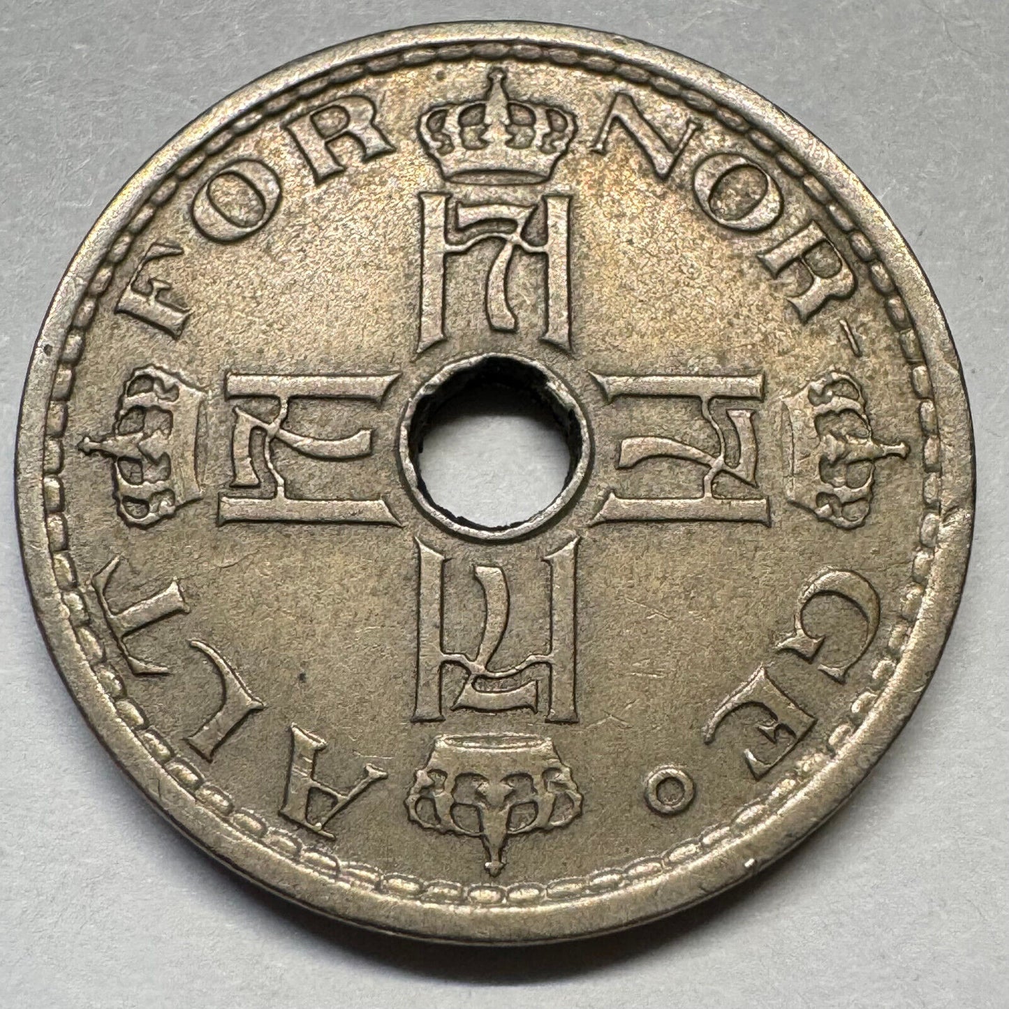 1927 Norway 50 Ore - Beautiful Coin - #A-082