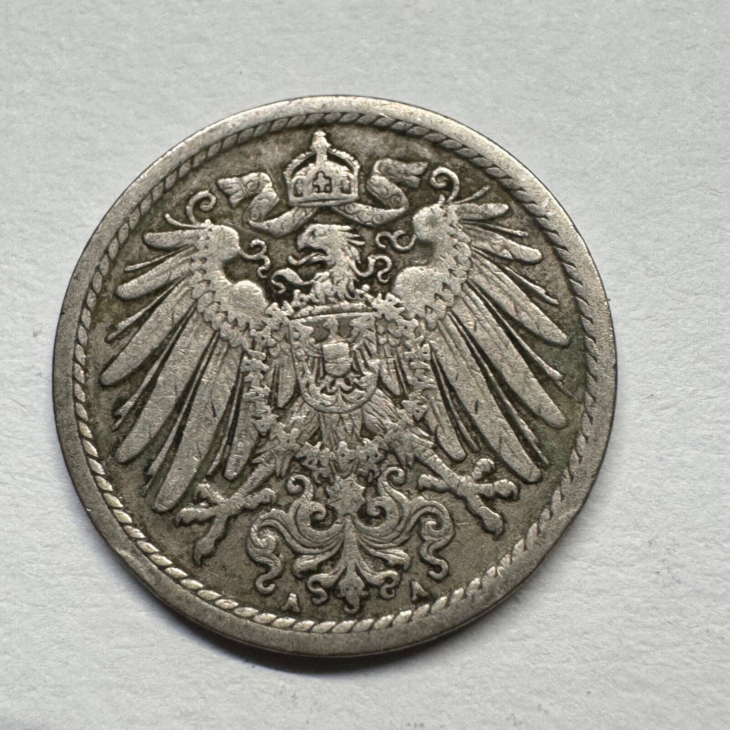 1907 Germany 5 Pfennig - Beautiful Coin - #B-056