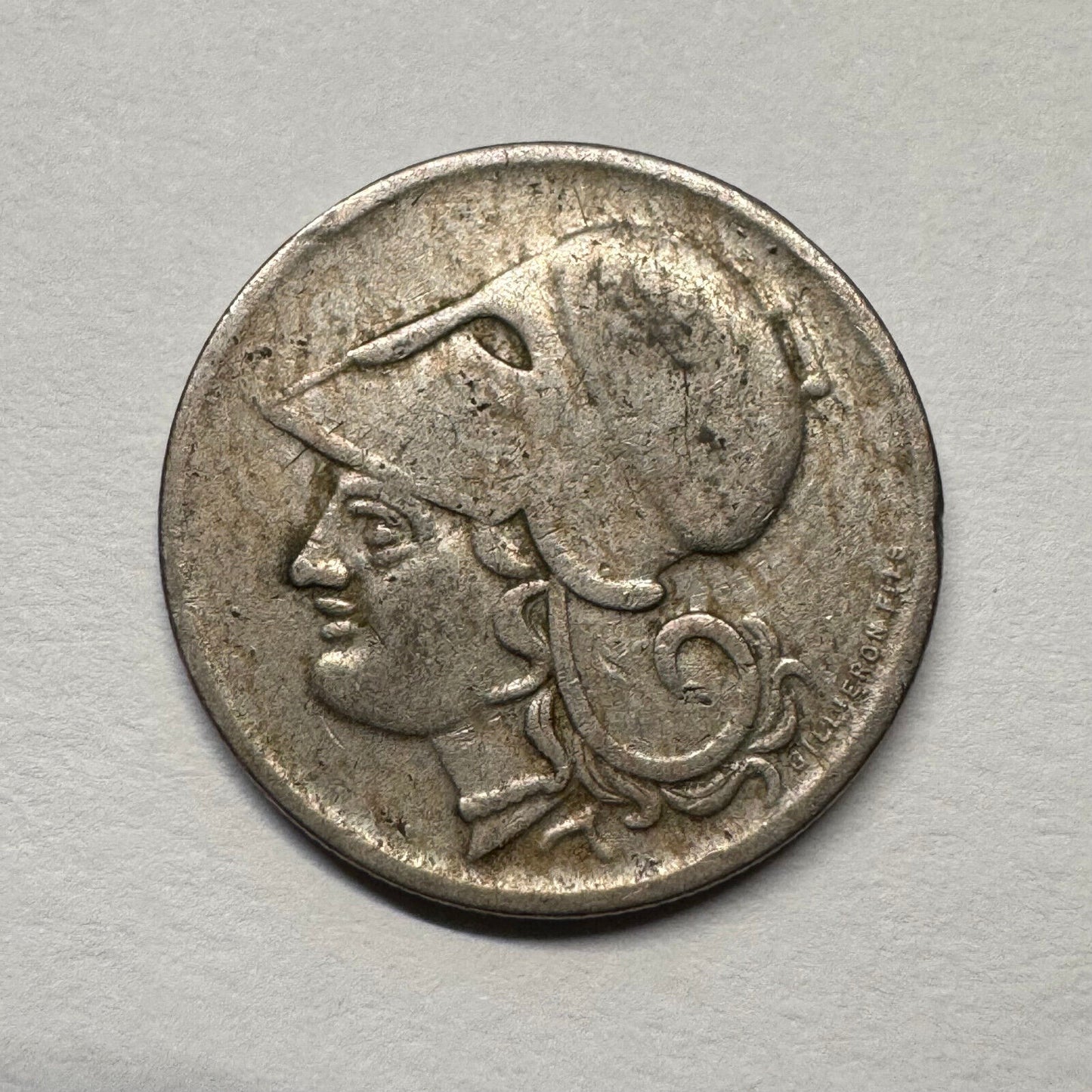 1926 Greece 50 Lepta - Beautiful Coin - #B-056