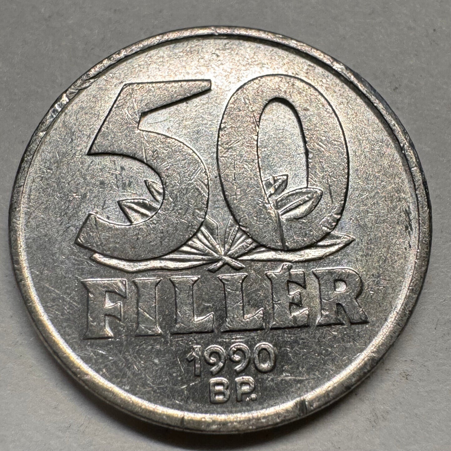 1990 Hungary 50 Filler - Beautiful Coin - #A-063