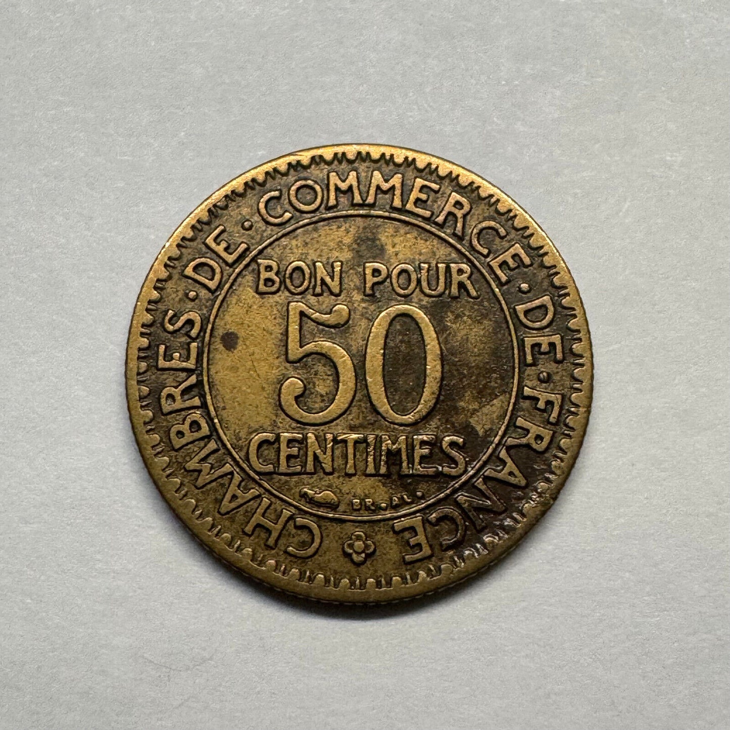 1923 France 50 Centimes - Beautiful Coin - #B-022