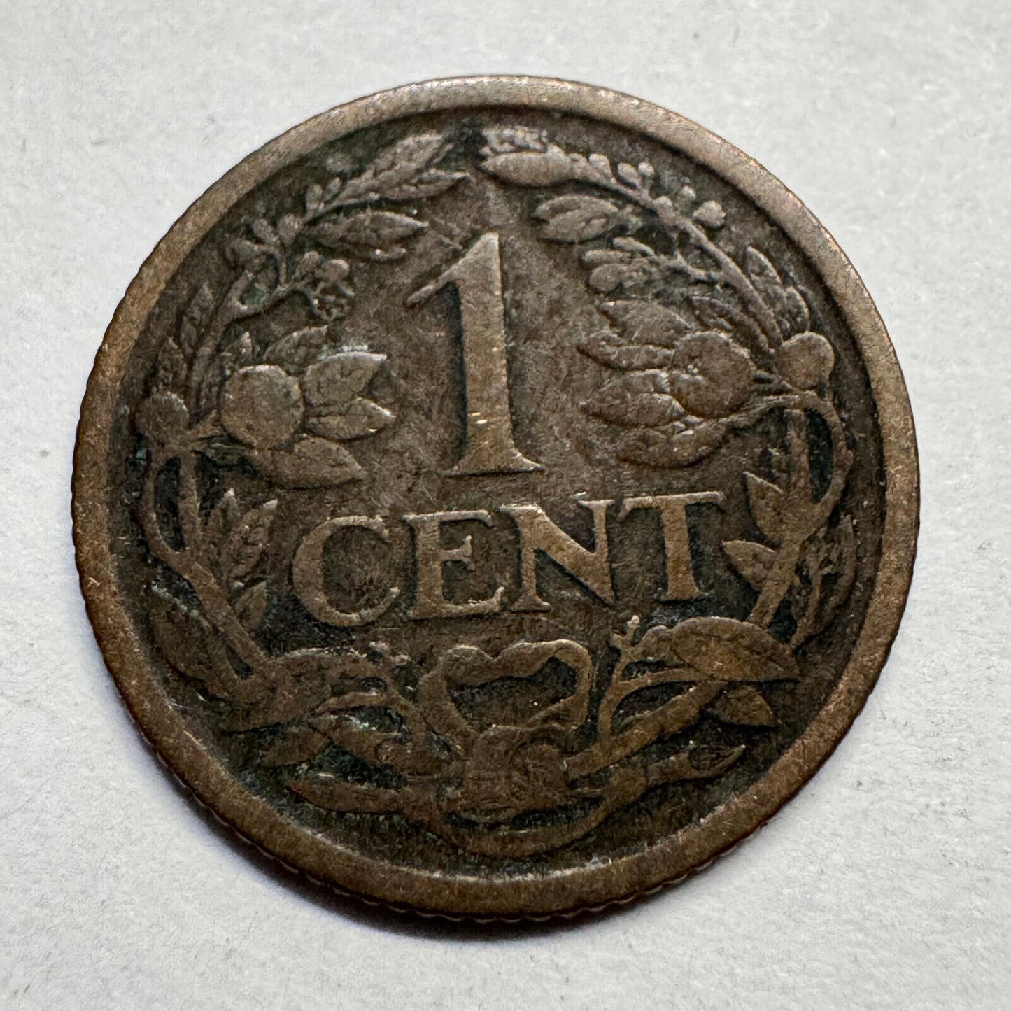 1915 Netherlands 1 Cent - Beautiful Coin - #A-086