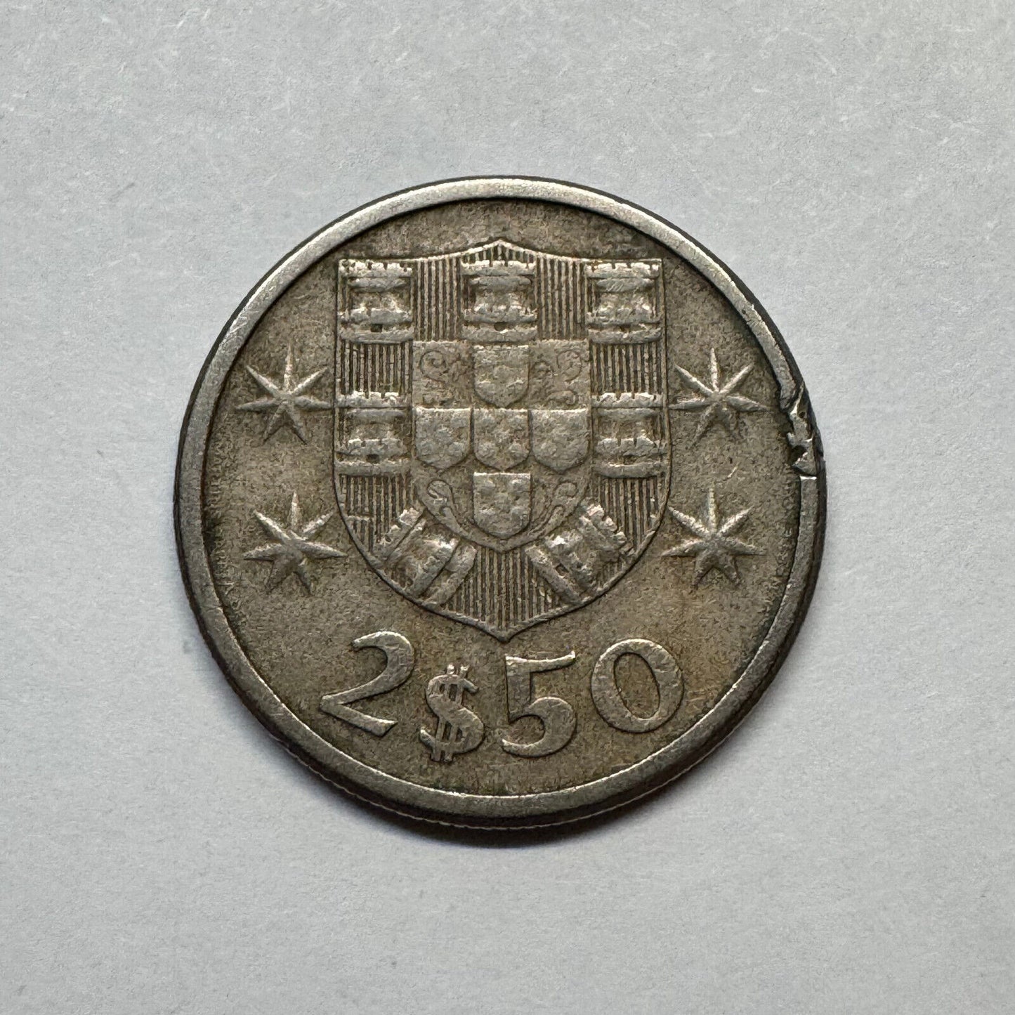 1963 Portugal 2.50 Escudos - Beautiful Coin - #B-021