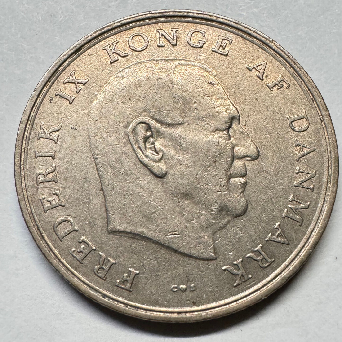 1961 Denmark 1 Krone - Beautiful Coin - #A-017