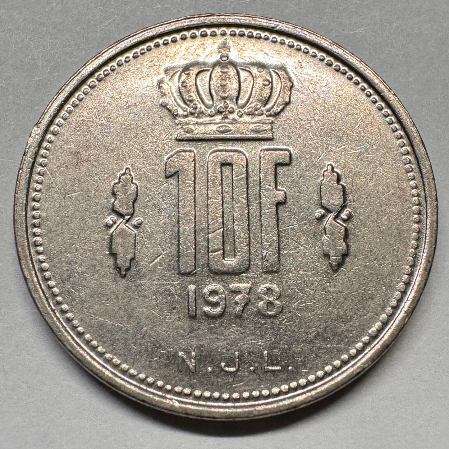 1978 Luxembourg 10 Francs - Beautiful Coin - #A-027