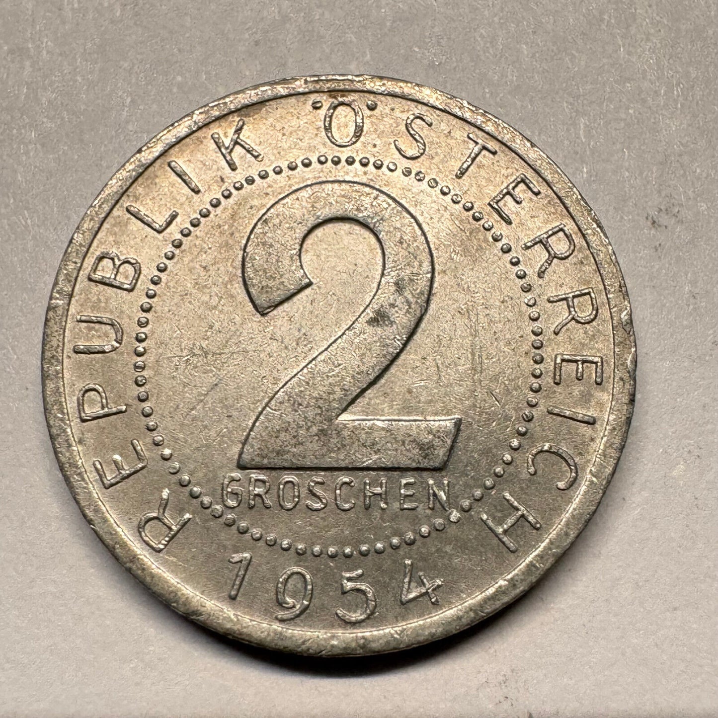 1954 Austria 2 Groschen- Beautiful Coin - #A-022