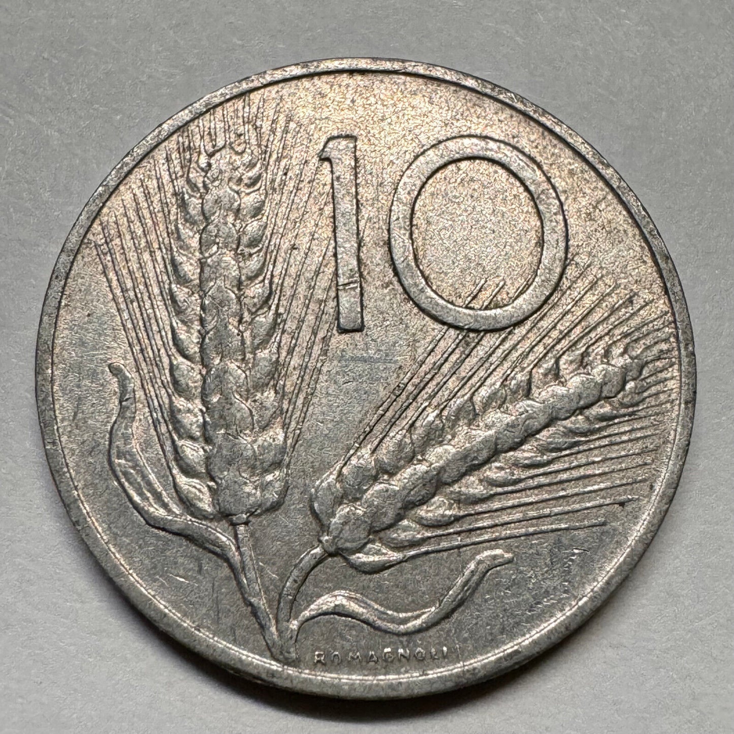 1954 Italy 10 Lire - Beautiful Coin - #A-036