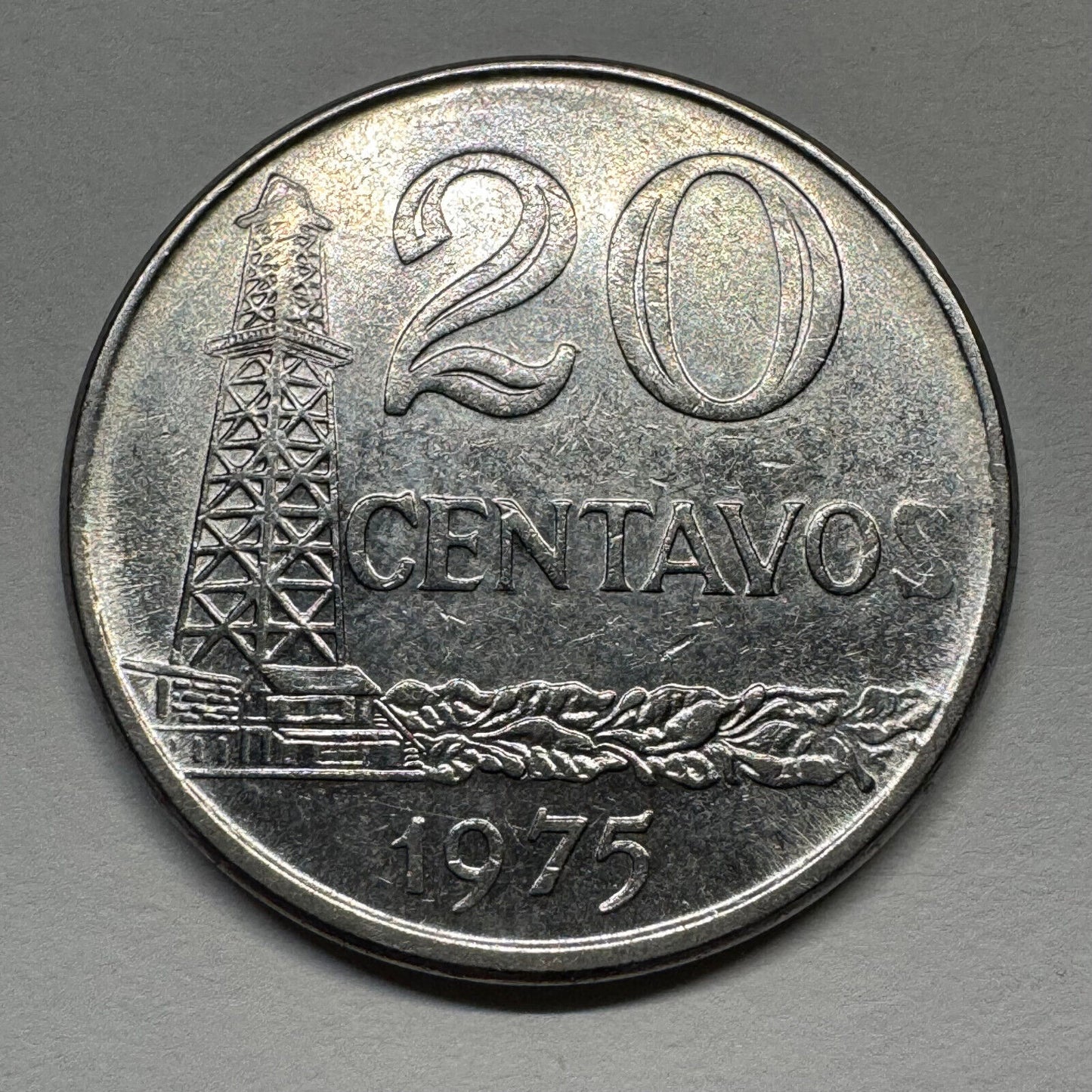 1975 Brazil 20 Centavos - Beautiful Coin - Lot #B-044