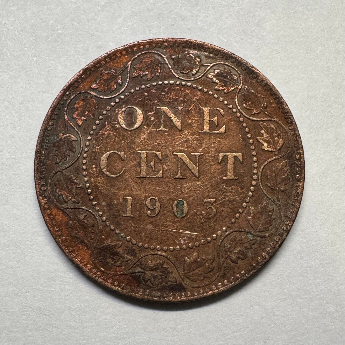 1903 Canada 1 Cent - Large Cent - Beautiful Coin - #B-033