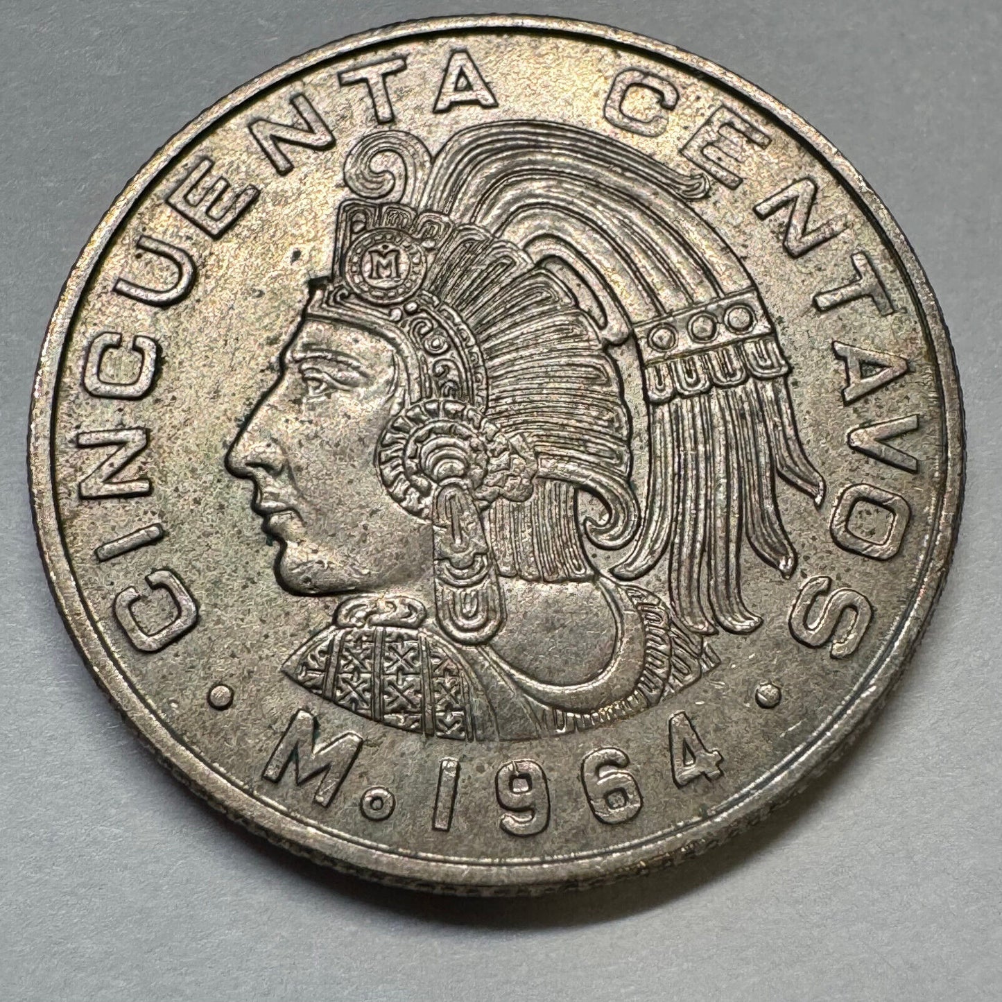 1964 Mexico 50 Centavos - Beautiful Coin - #A-071