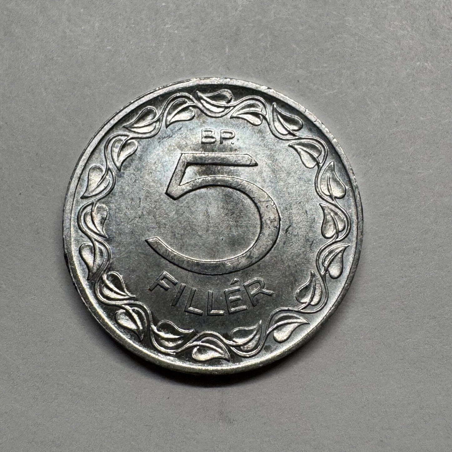1970 Hungary 5 Filler - Beautiful Coin - #B-017