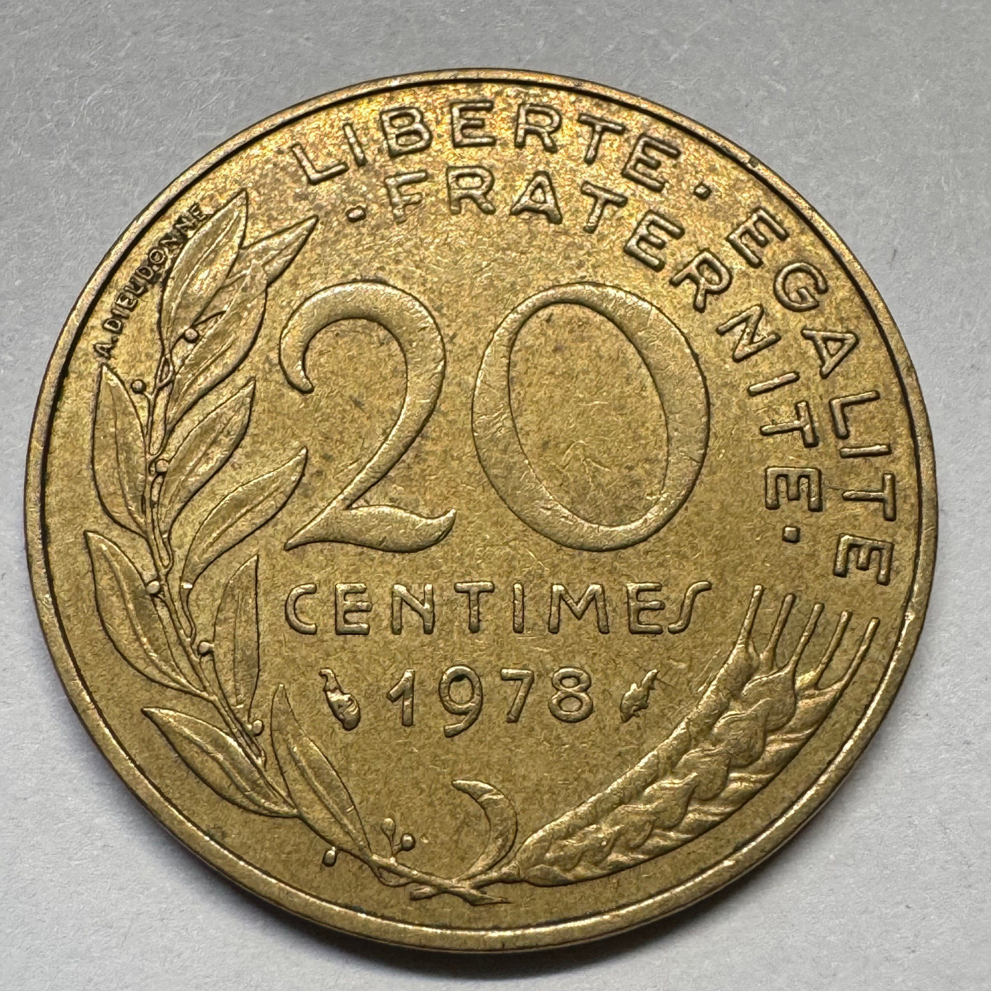 1978 France 20 Centimes - Beautiful Coin - #A-082
