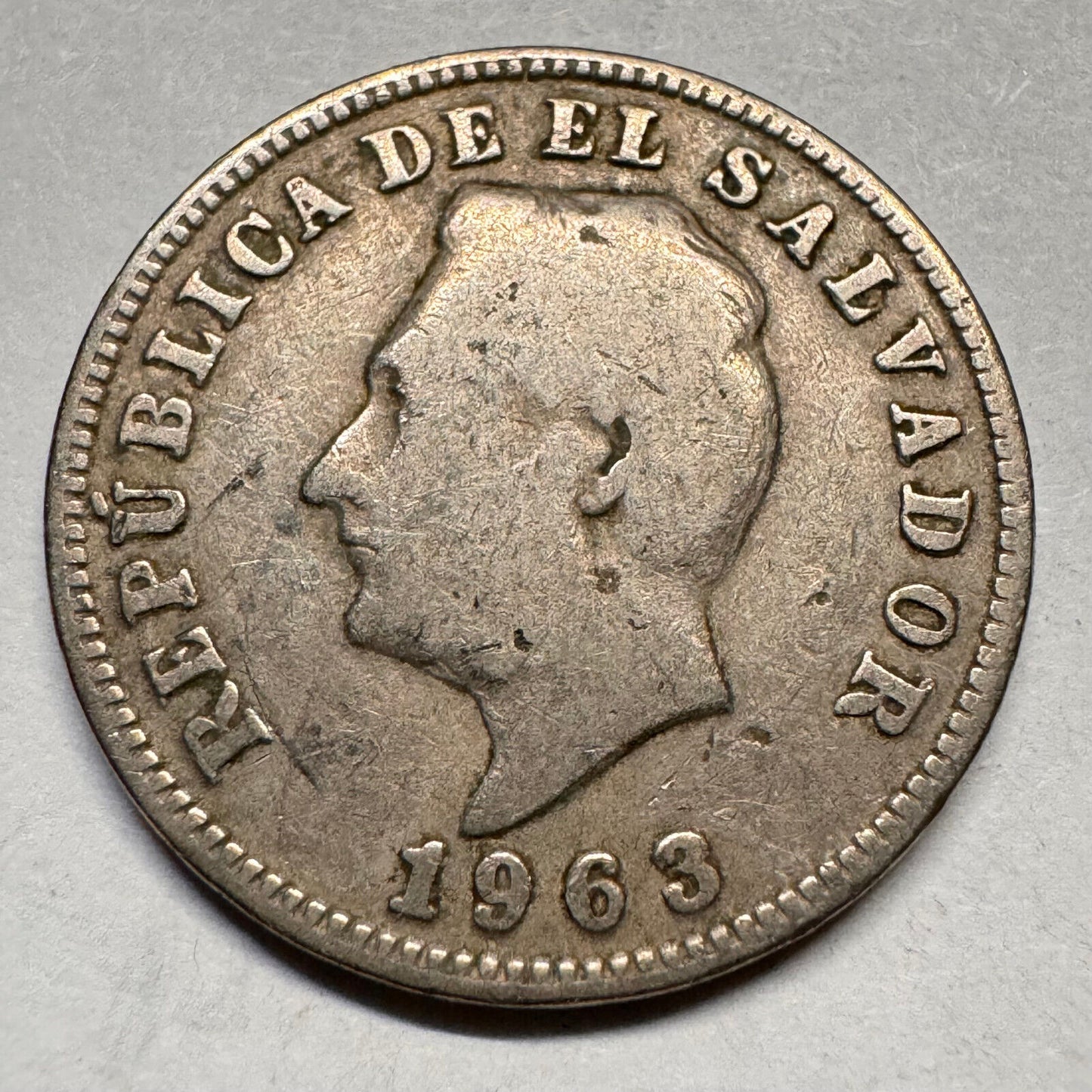 1963 El Salvador 5 Centavos - Beautiful Coin - #A-027