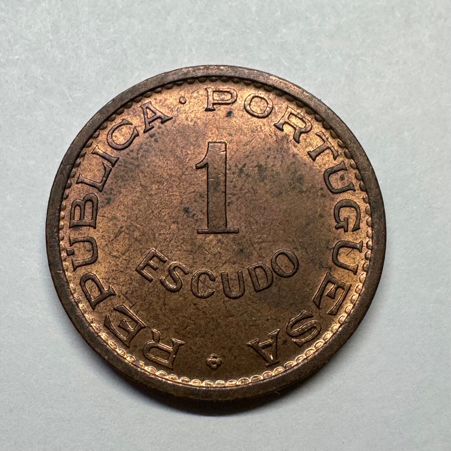 1963 Angola 1 Escudo - Portugal - Beautiful Coin - #B-034