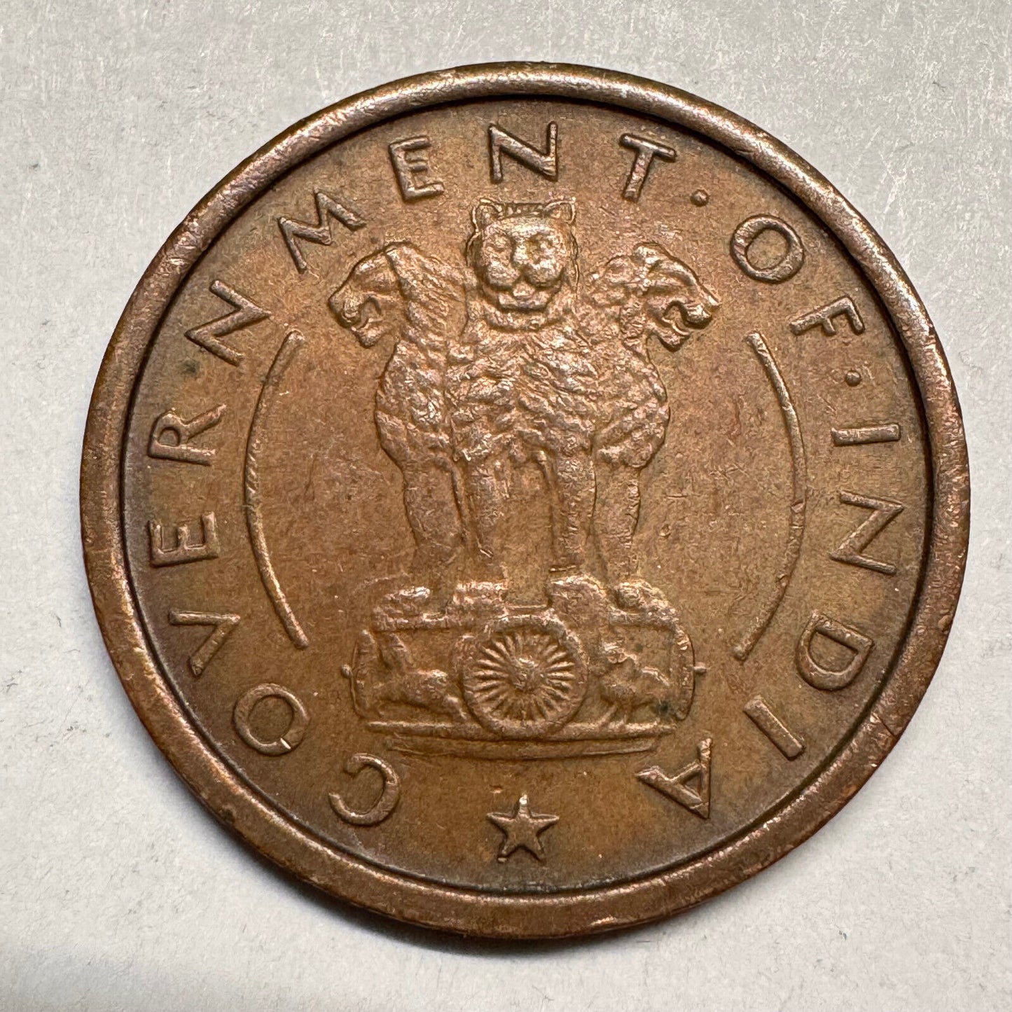 1954 India 1 Pice - Beautiful Coin - #A-016