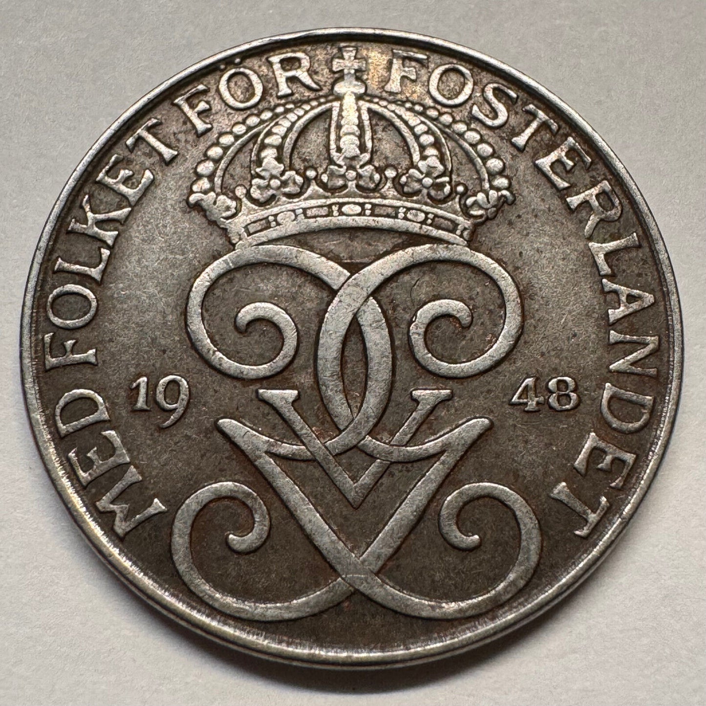 1948 Sweden 5 Ore - Beautiful Coin - #A-067