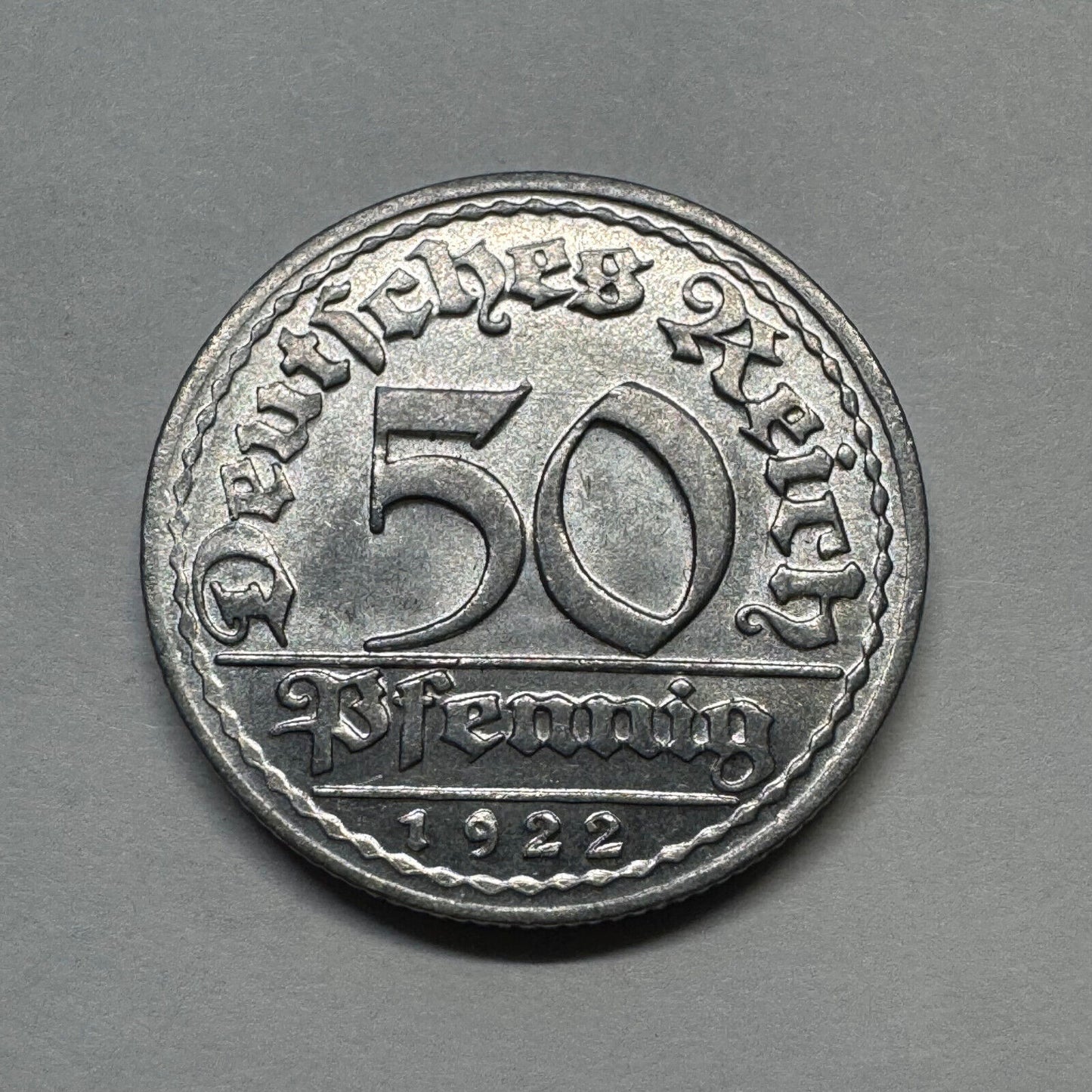 1922 Germany 50 Pfennig - Beautiful Coin - #B-006