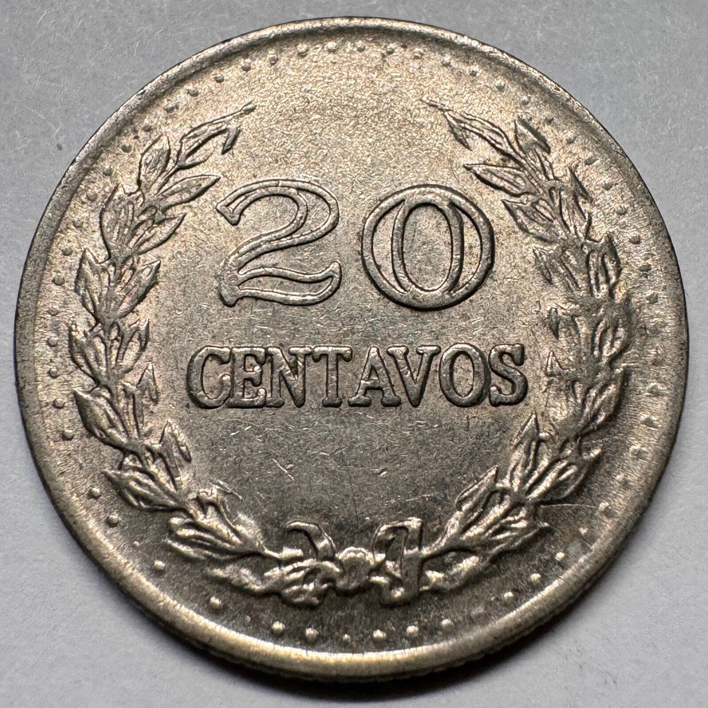 1972 Colombia 20 Centavos - Beautiful Coin - #A-044