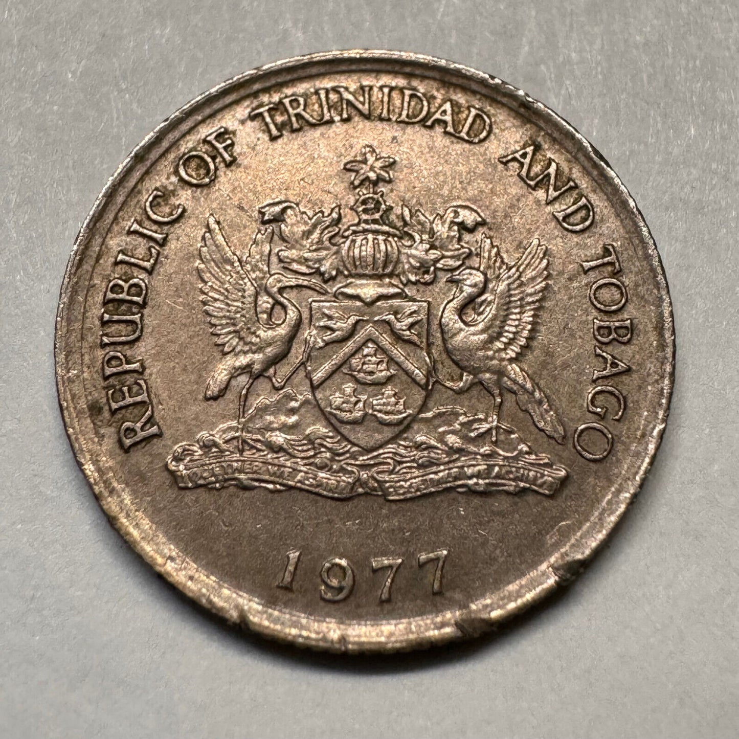 1977 Trinidad 10 Cents - Beautiful Coin - #A-016