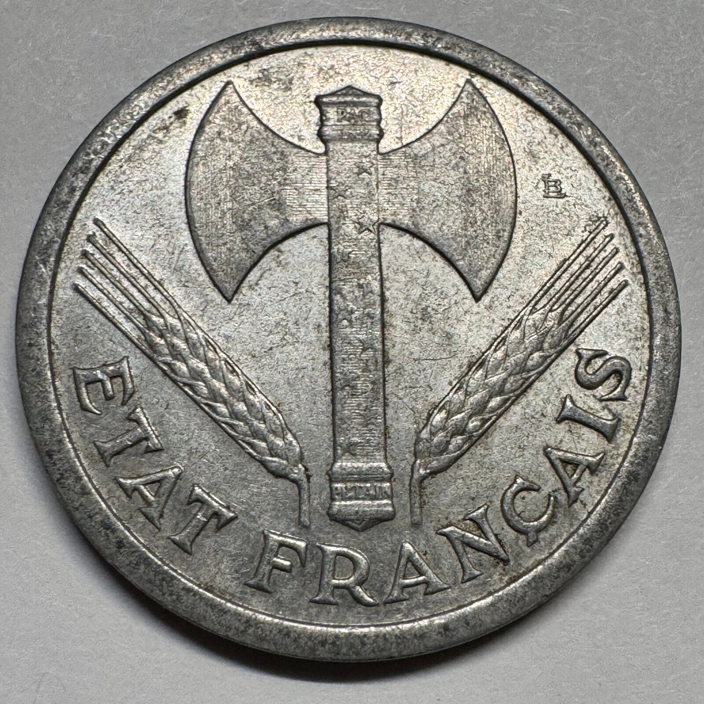 1943 France 2 Francs - Beautiful Coin - #A-081
