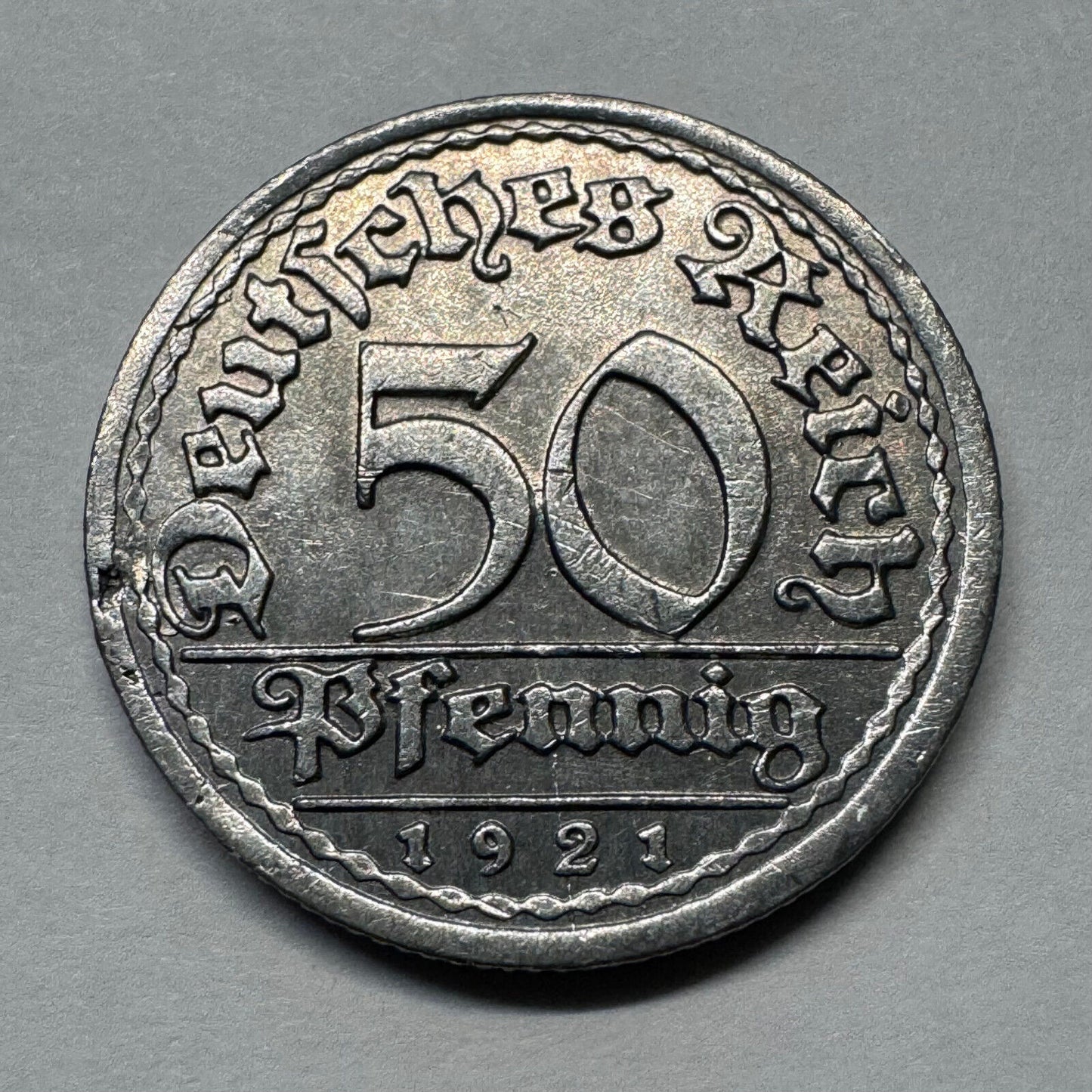 1921 Germany 50 Pfennig - Beautiful Coin - #B-037