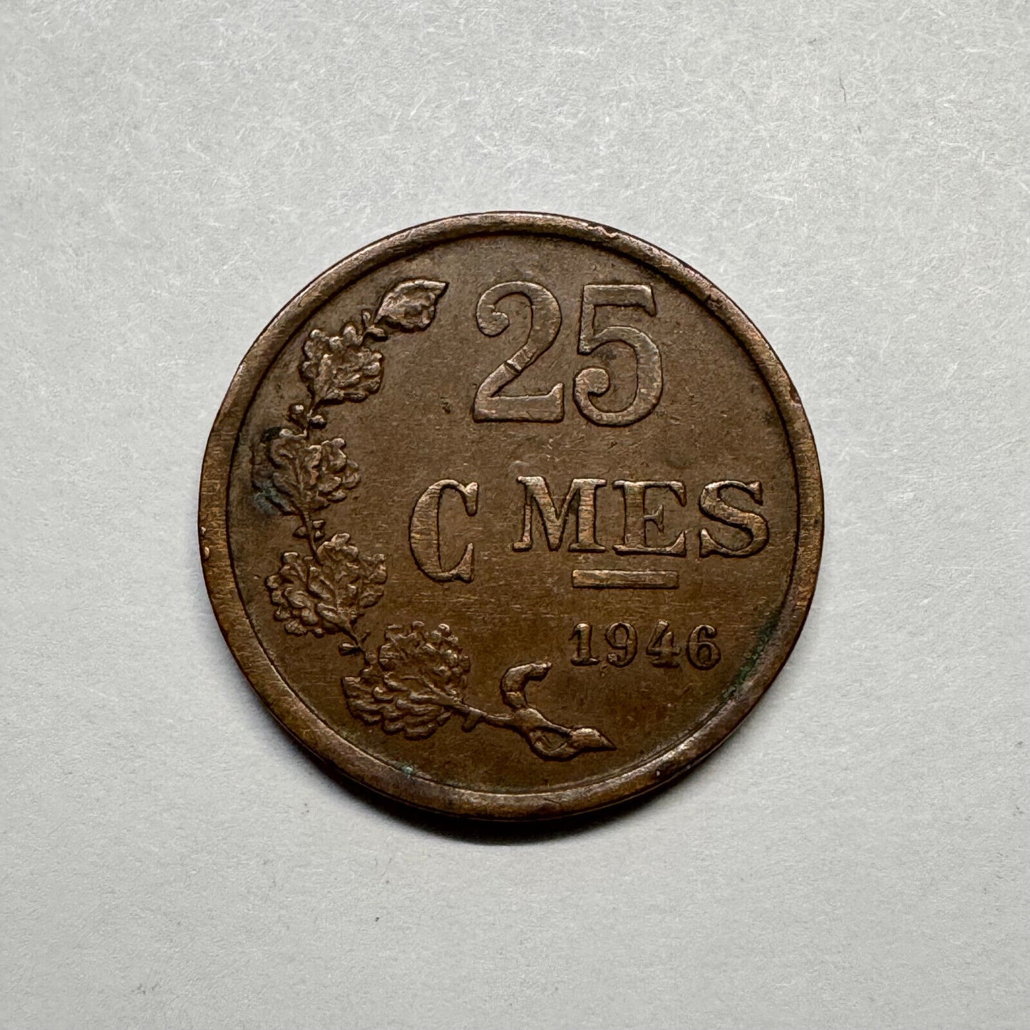 1946 Luxembourg 25 Centimes - Beautiful Coin - #B-007
