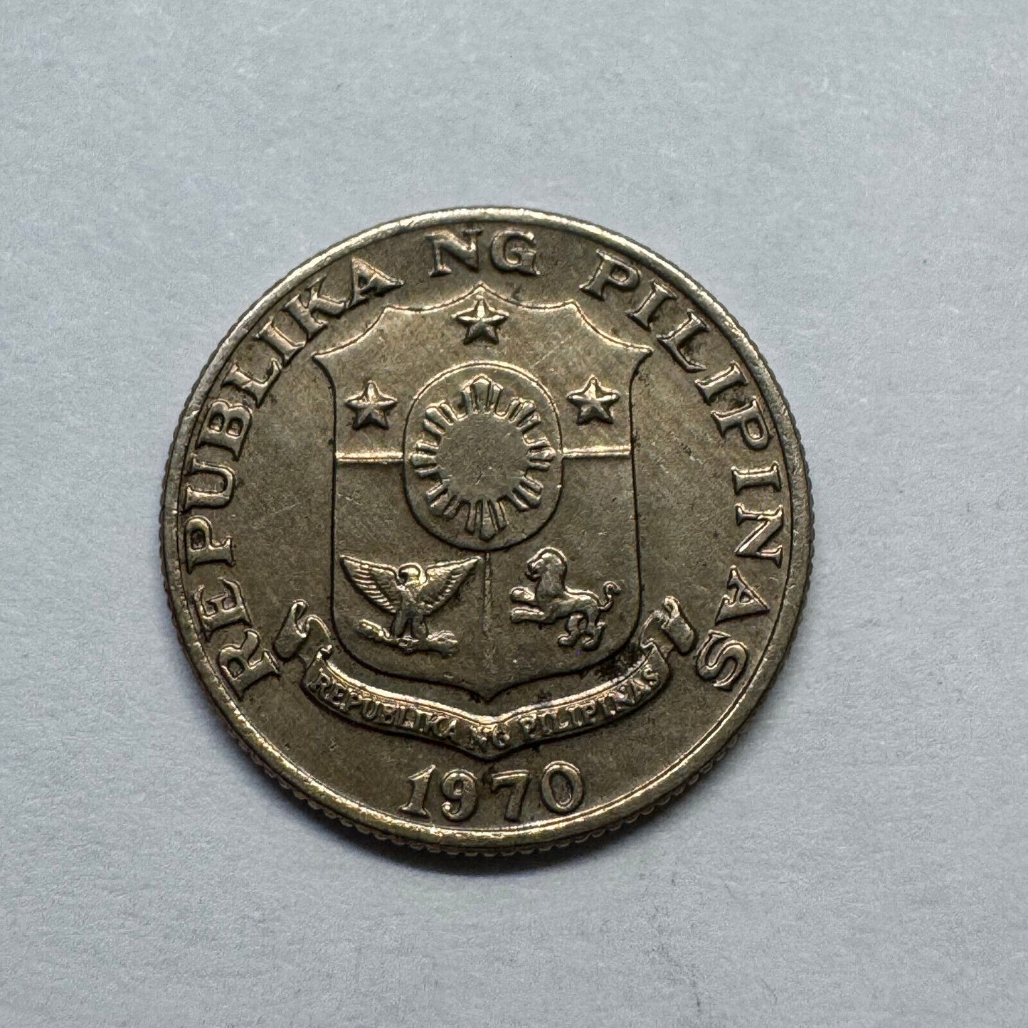 1970 Philippines 10 Sentimos - Beautiful Coin - #B-012