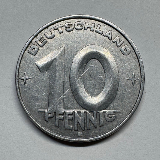 1952 Germany 10 Pfennig - Beautiful Coin - #B-055