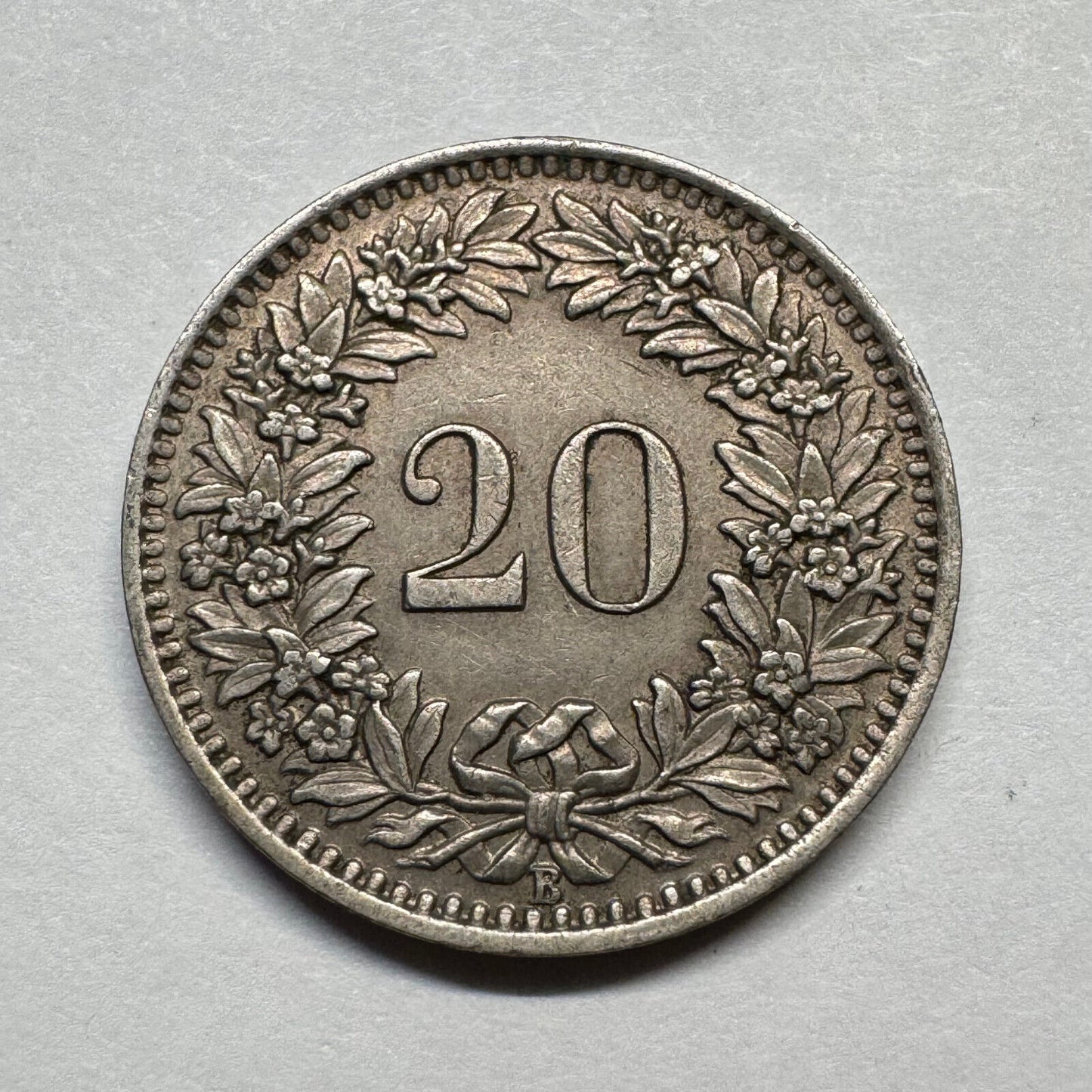 1939 Switzerland 20 Rappen - Beautiful Coin - #B-013