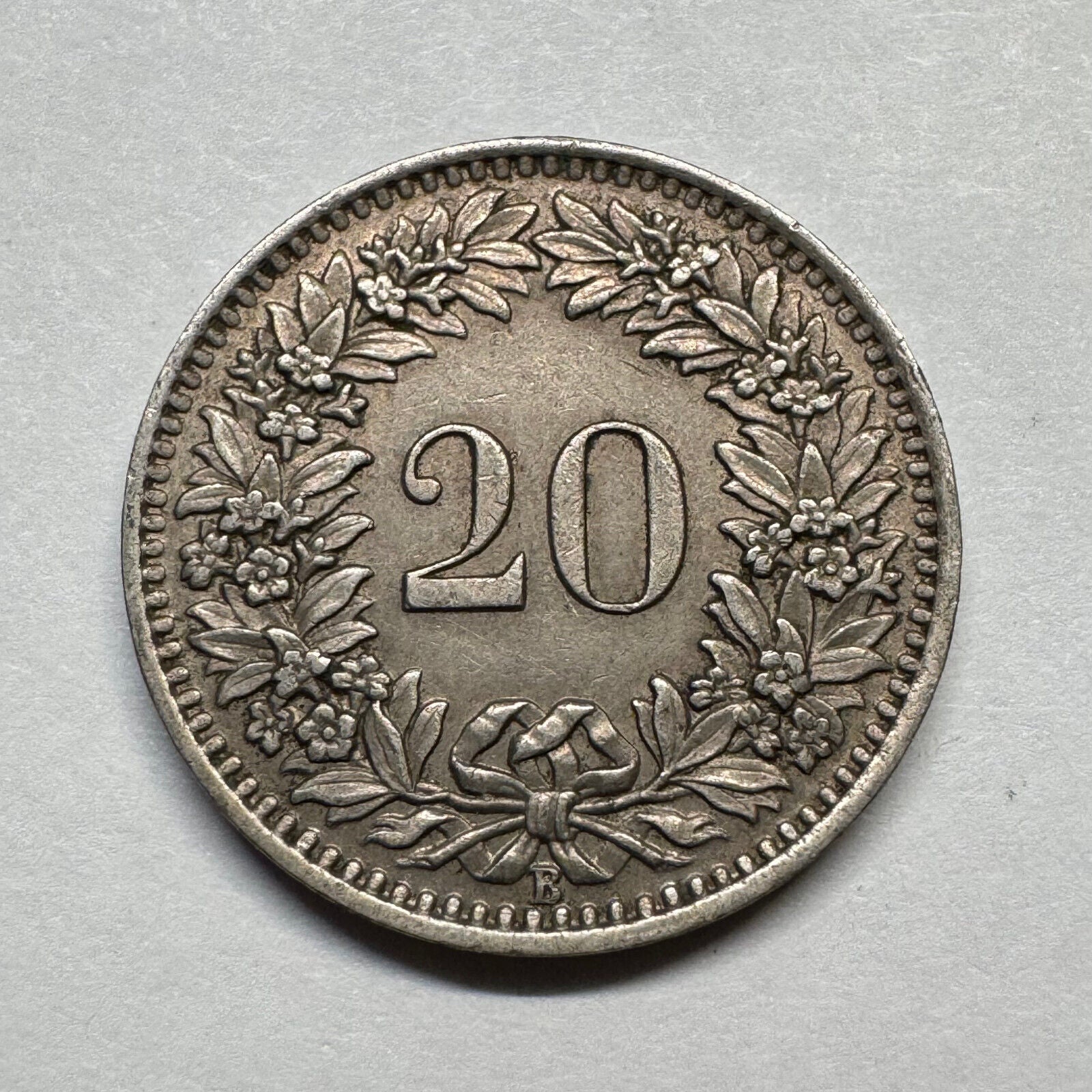 1939 Switzerland 20 Rappen - Beautiful Coin - #B-013