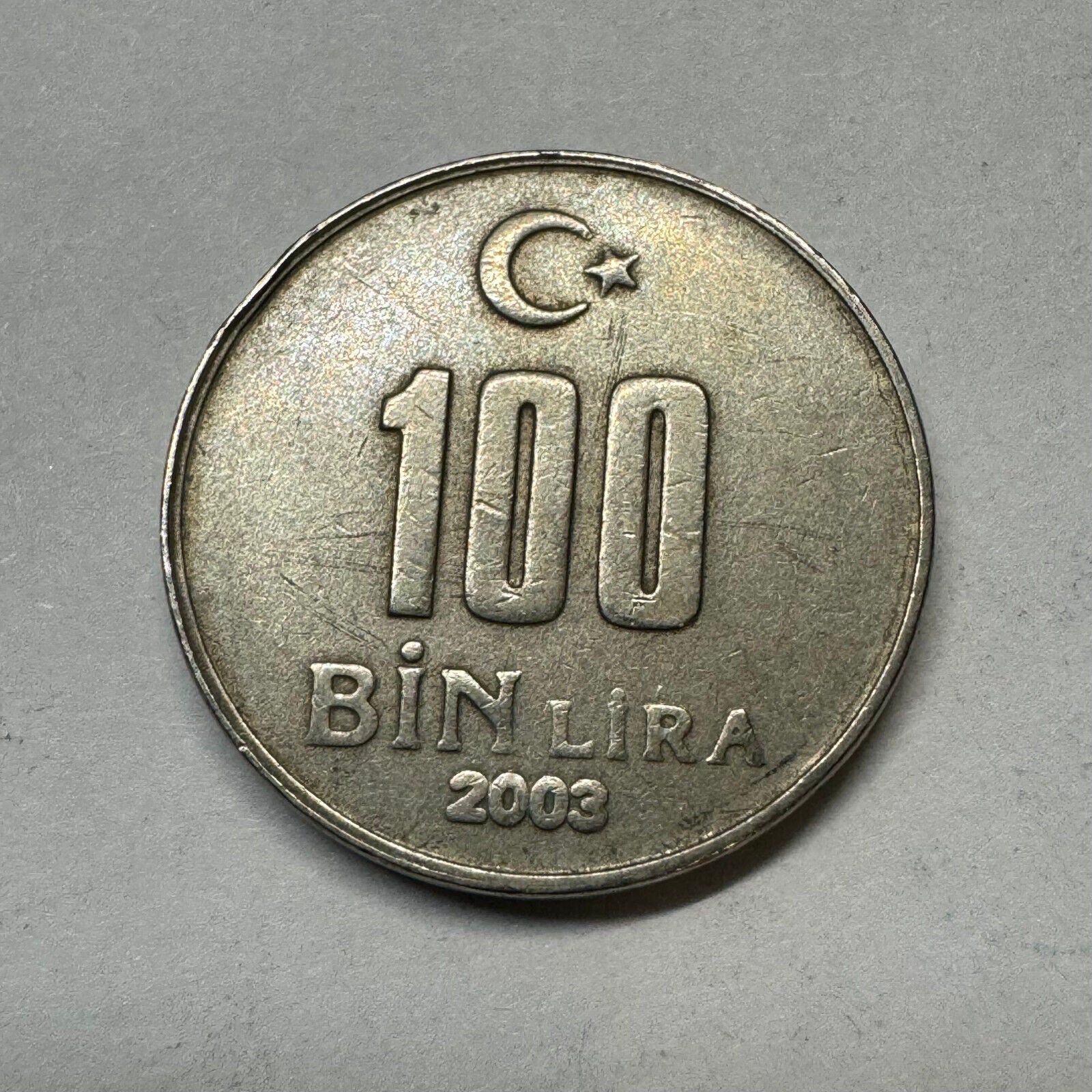 2003 Turkey 100 Bin Lira - Beautiful Coin - #A-010