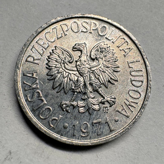 1971 Poland 5 Groszy - Beautiful Coin - #A-032