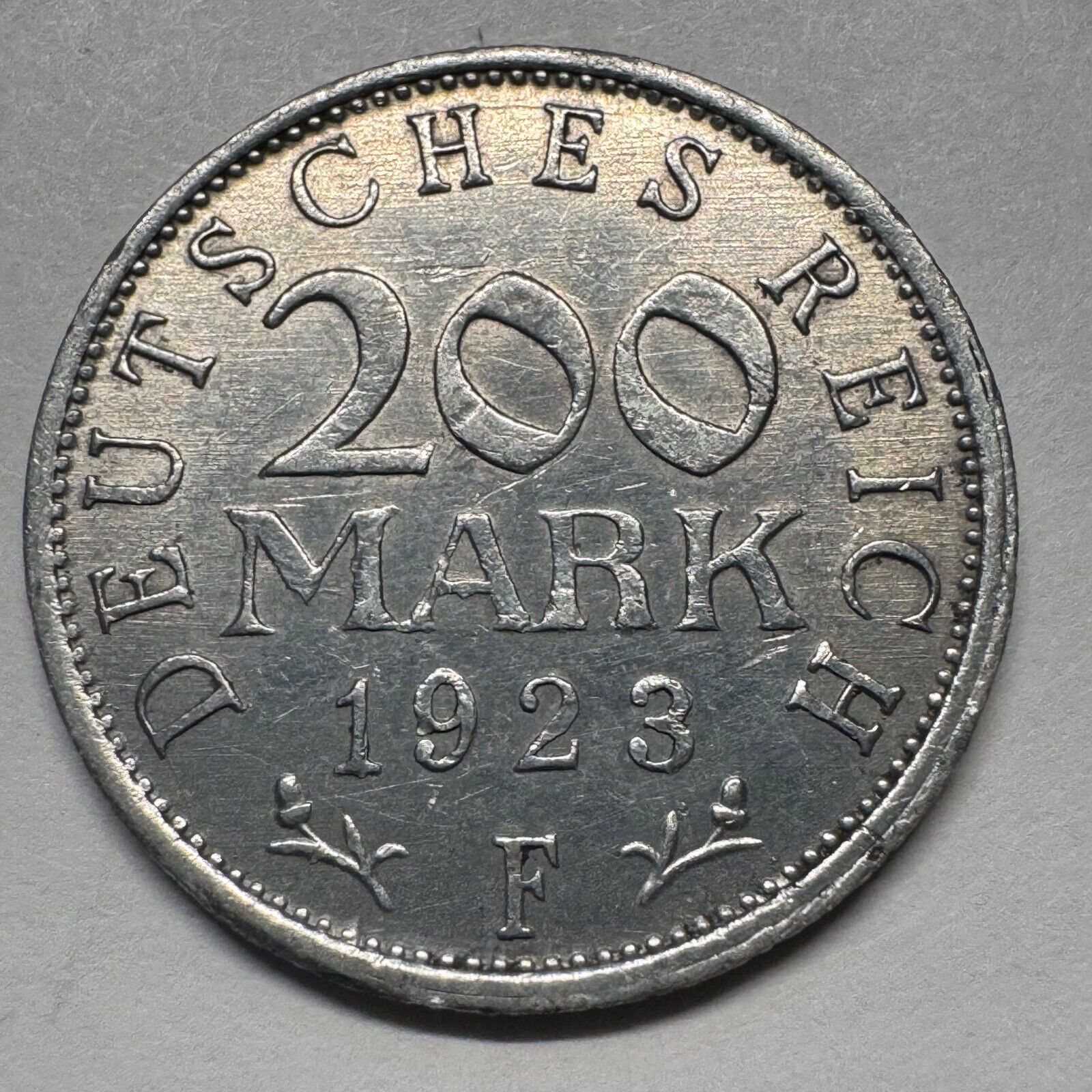 1923 Germany 200 Mark - Beautiful Coin - #A-090